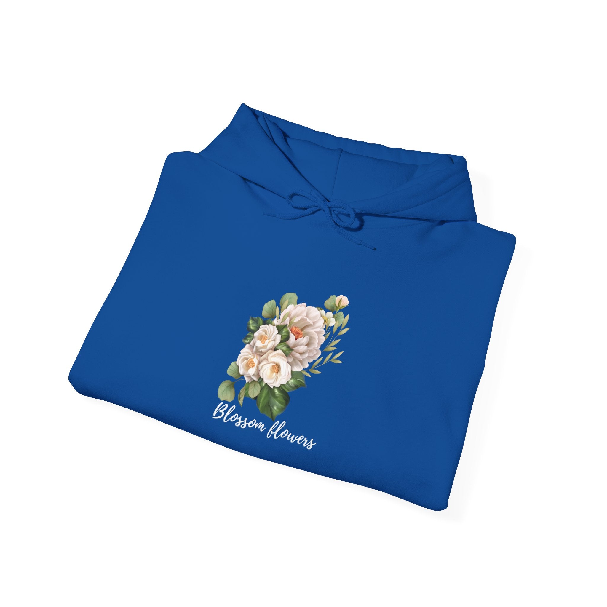 Floral 'Blossom Flowers' Hoodie – Soft Vintage Rose Graphic