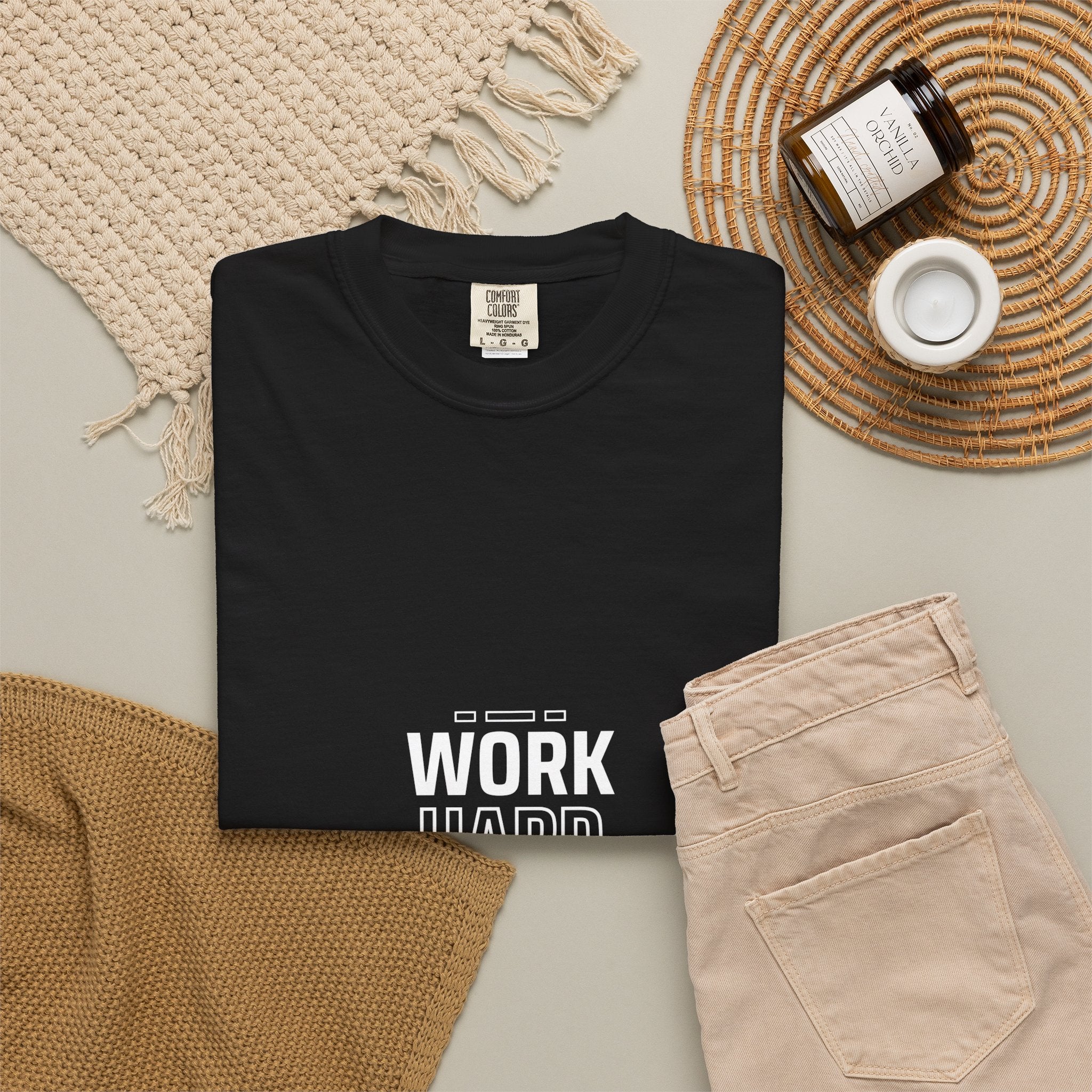 Work Hard Dream Big T-Shirt — Motivational Graphic Tee