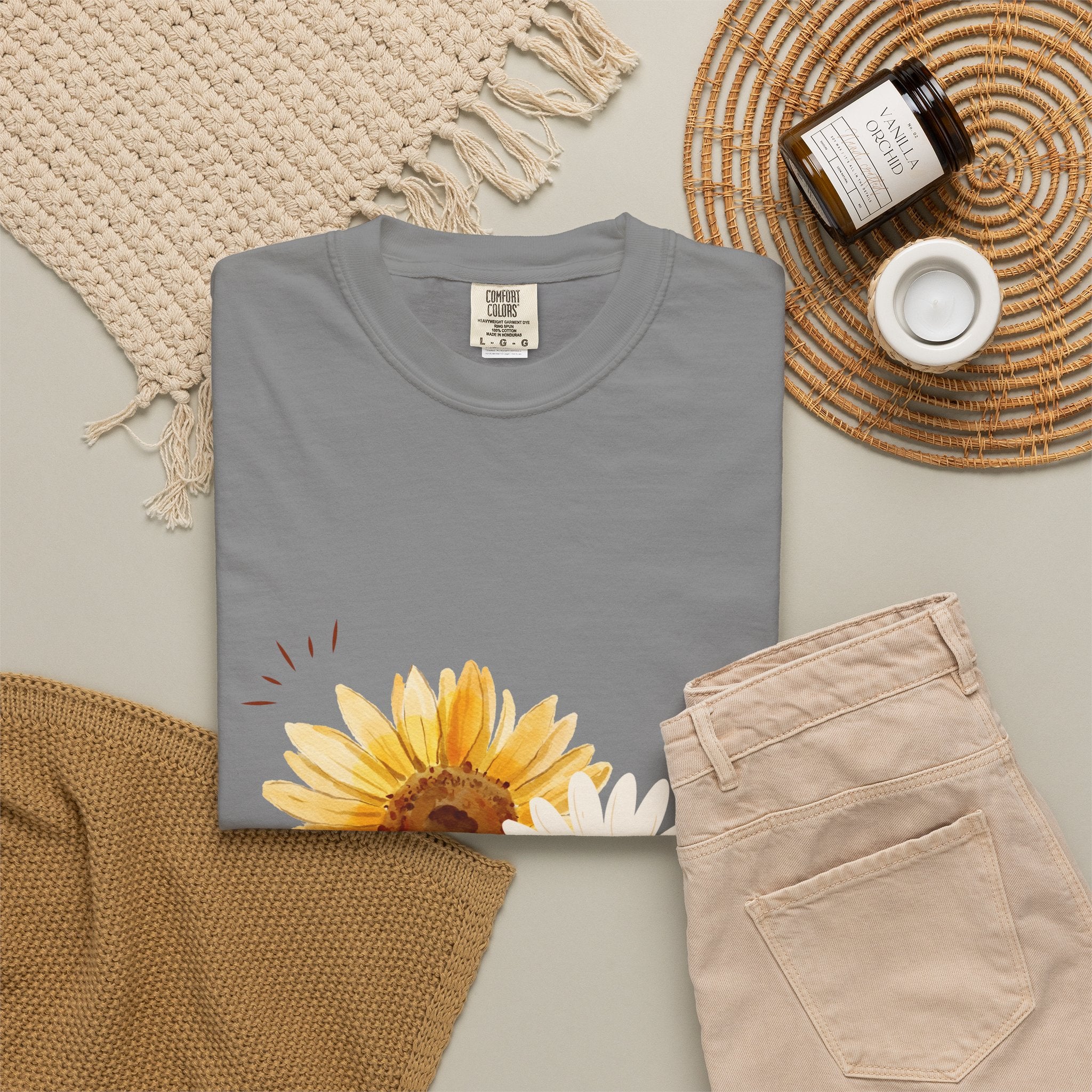 Sunflower "Be Happy" T-Shirt