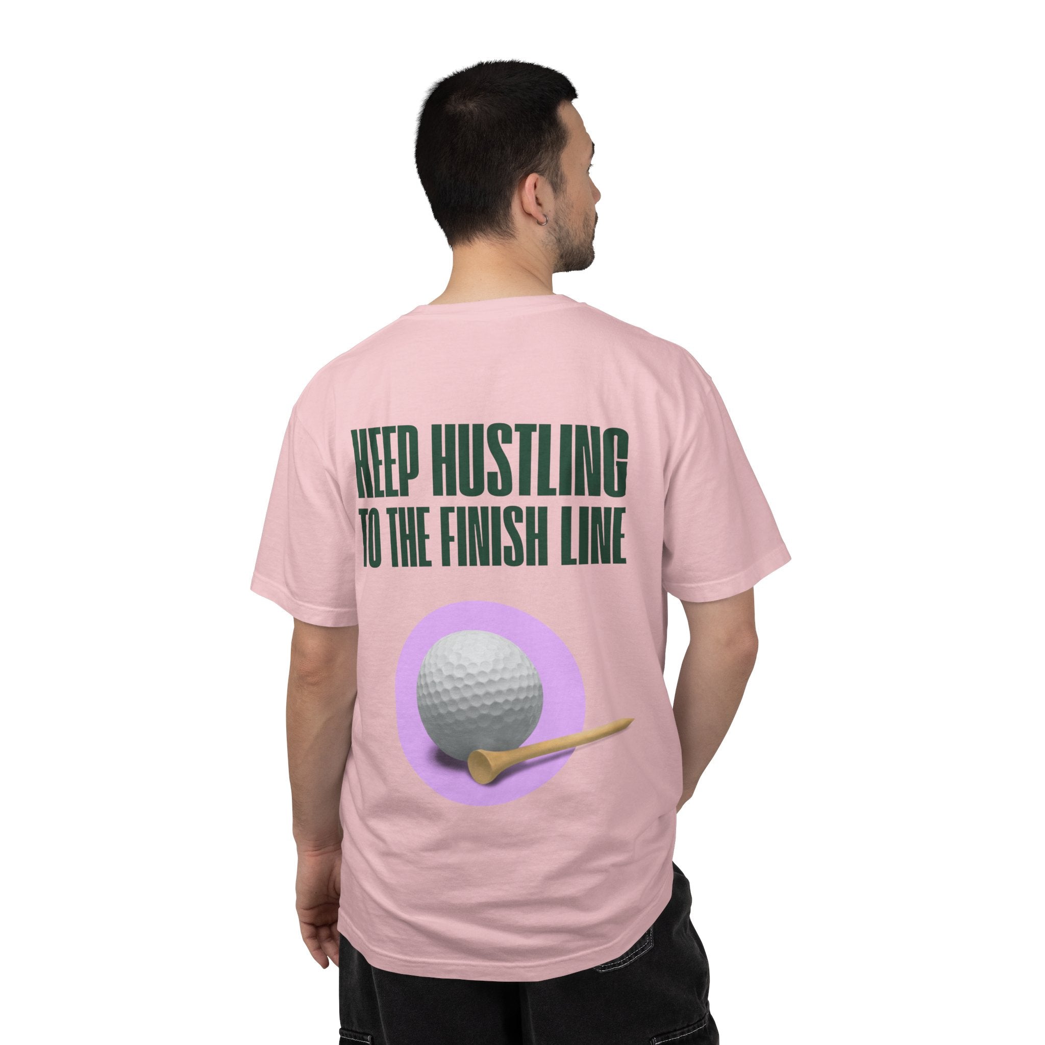 Keep Hustling to the Finish Line Golf T‑Shirt