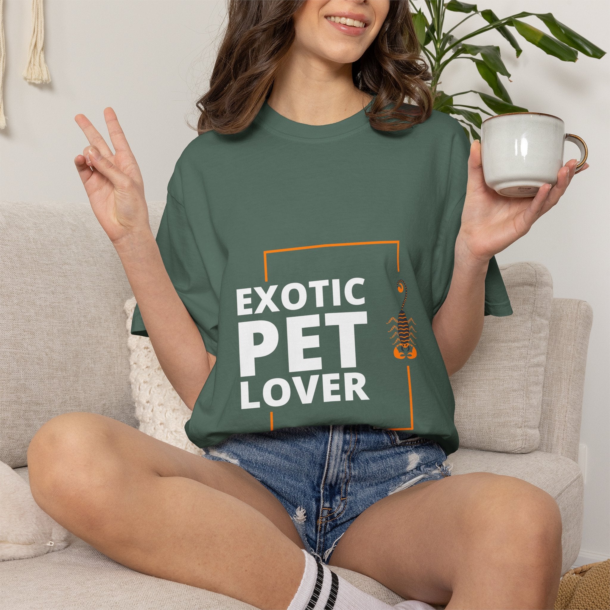 Exotic Pet Lover T-Shirt — Scorpion Graphic Tee for Reptile & Arachnid Enthusiasts