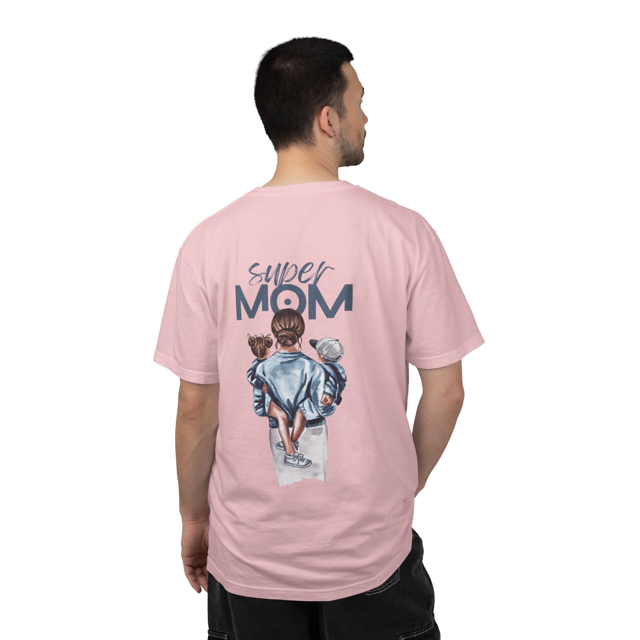 Super Mom T-Shirt — Mom with Kids Graphic Tee | Mother's Day Gift