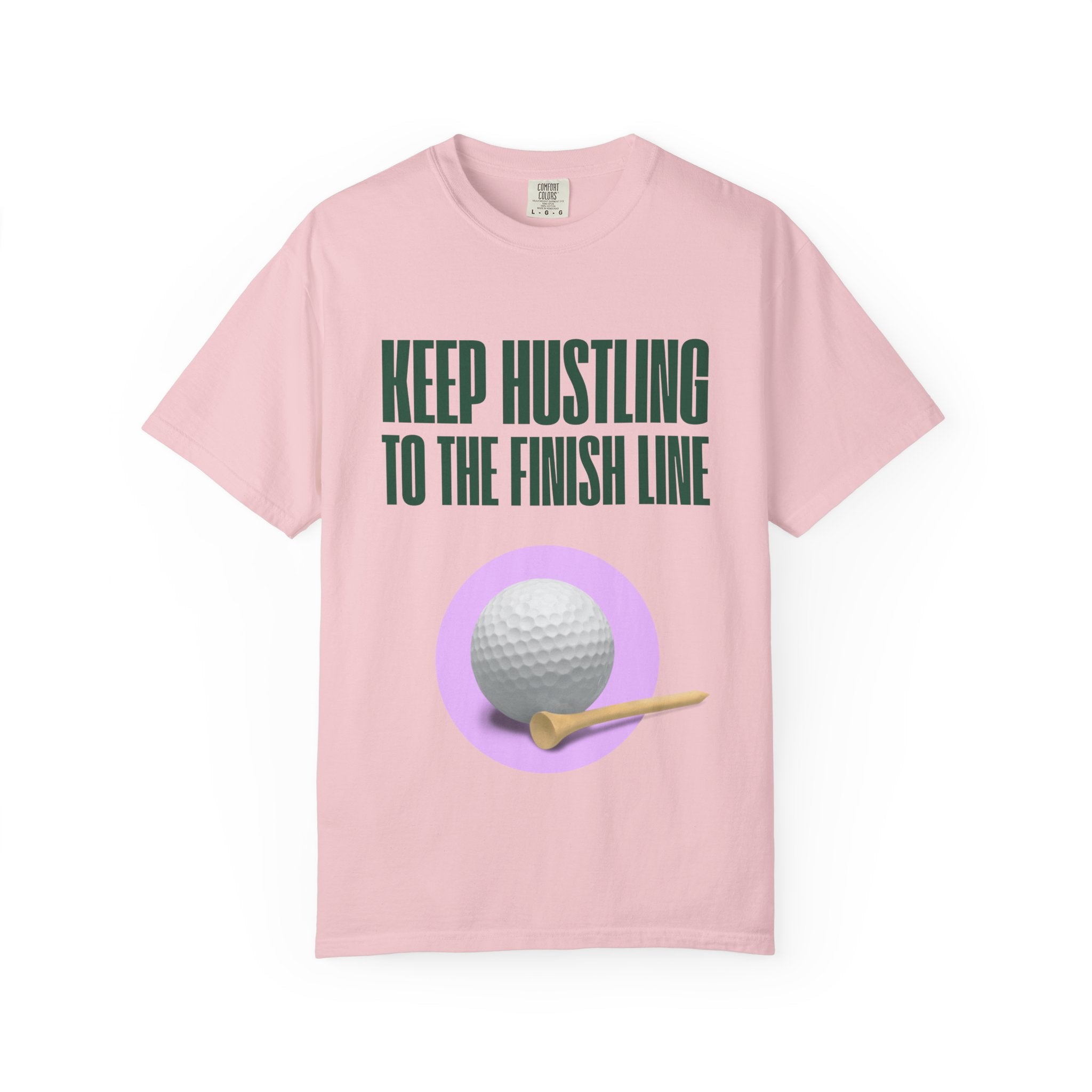 Keep Hustling to the Finish Line Golf T‑Shirt