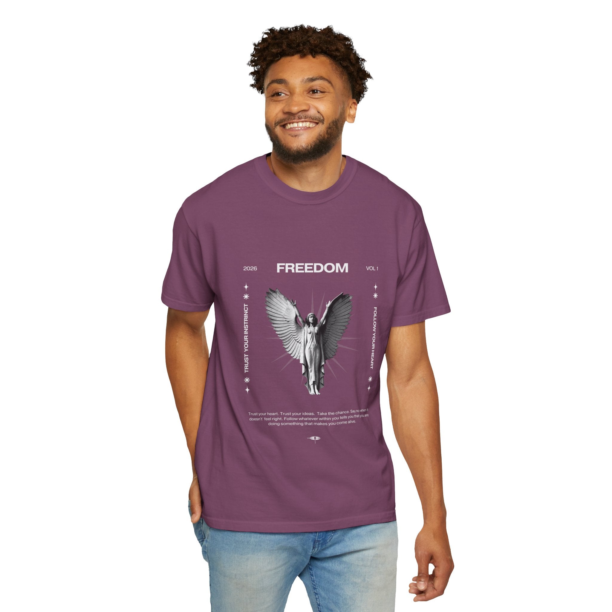 Freedom Angel Graphic T‑Shirt