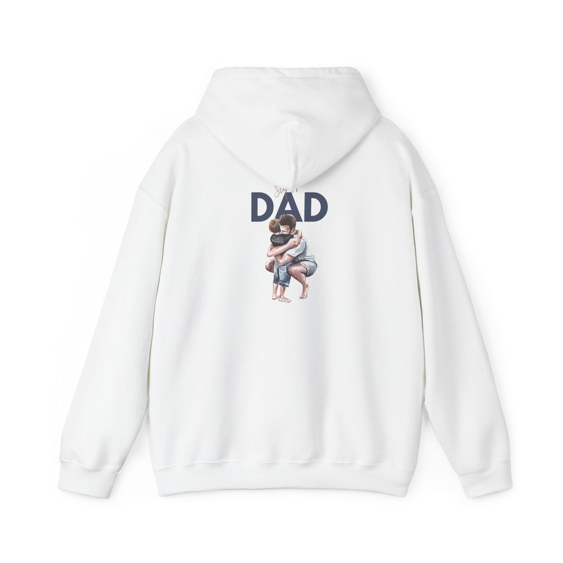 Dad Hoodie – Father and Child Hug Sweatshirt, Gift for New Dads & Father's Day