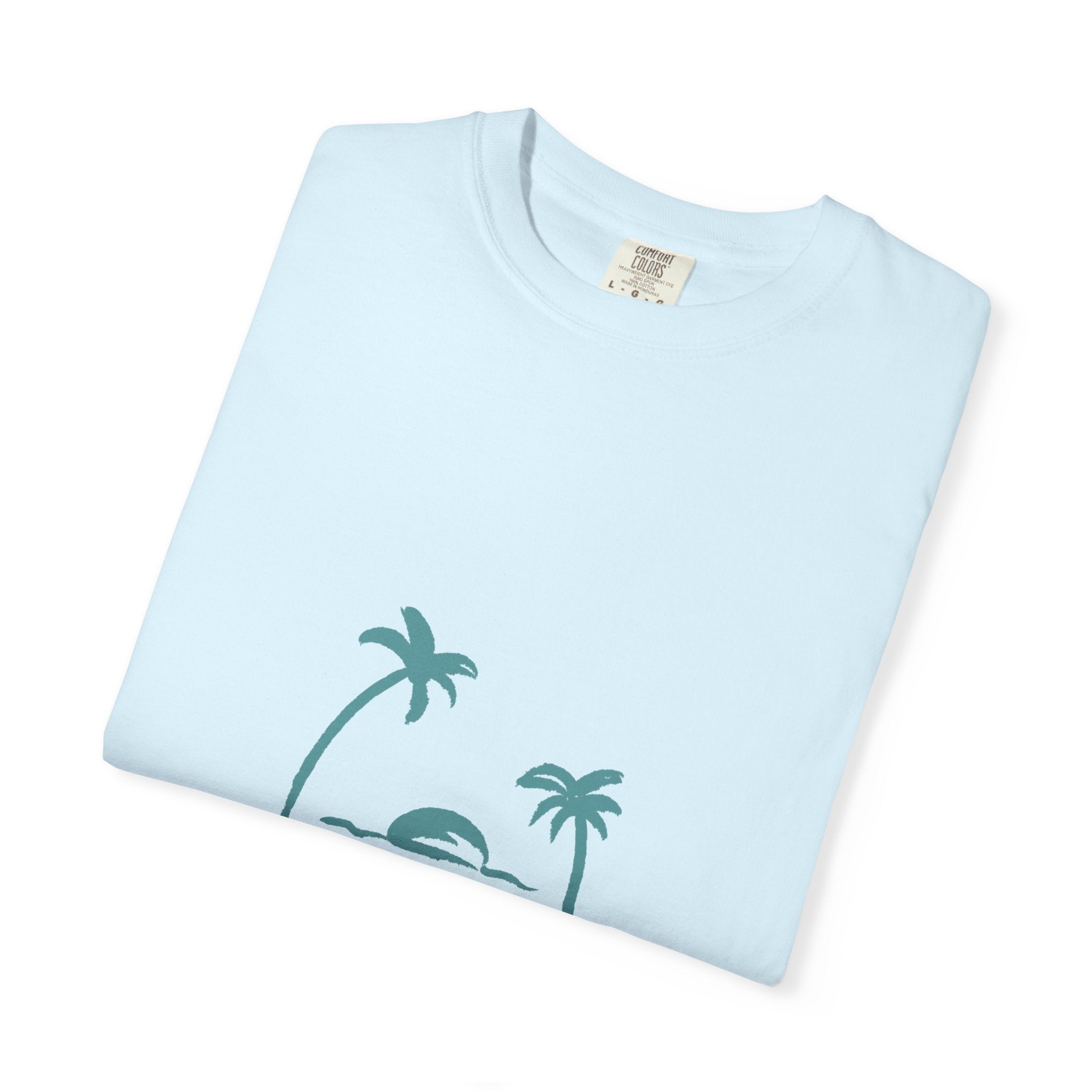 Holiday Palm Beach T-Shirt — Vintage Sunset Tropical Graphic