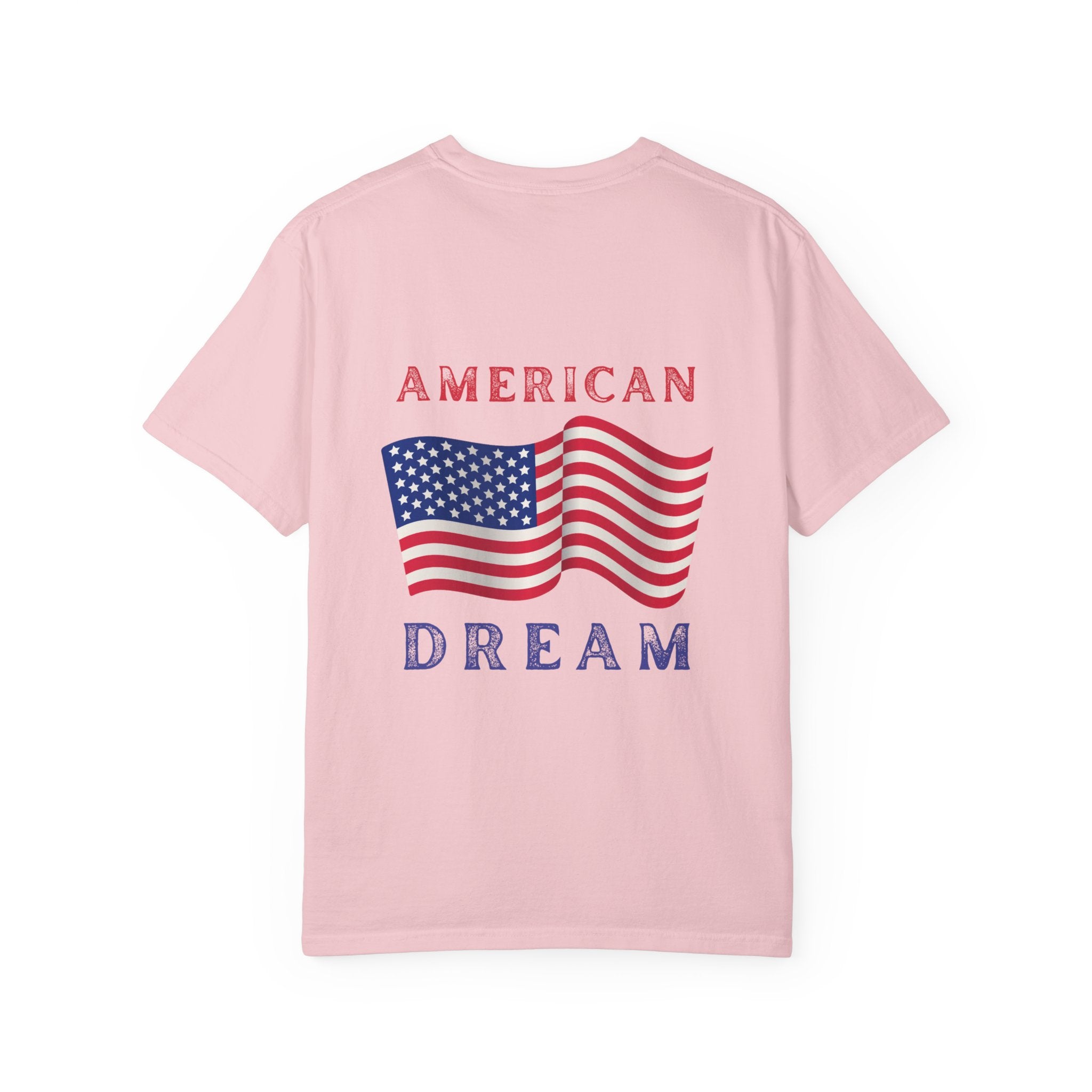 American Dream T-Shirt — Vintage Flag Graphic Tee for 4th of July & Patriotic Celebrations
