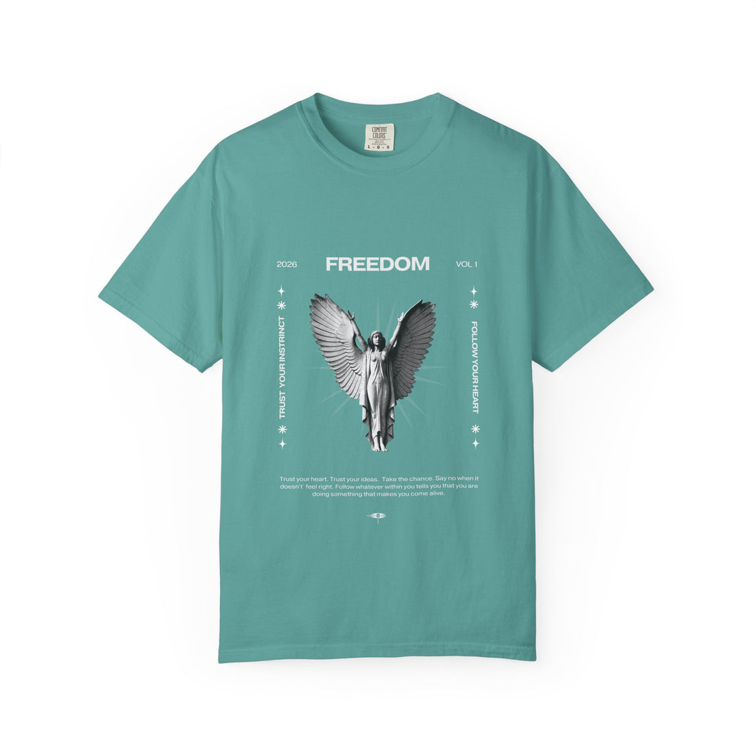 Freedom Angel Graphic T‑Shirt