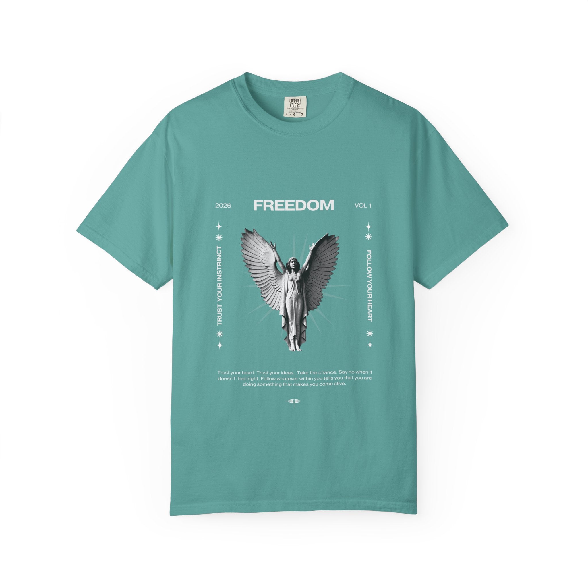 Freedom Angel Graphic T‑Shirt