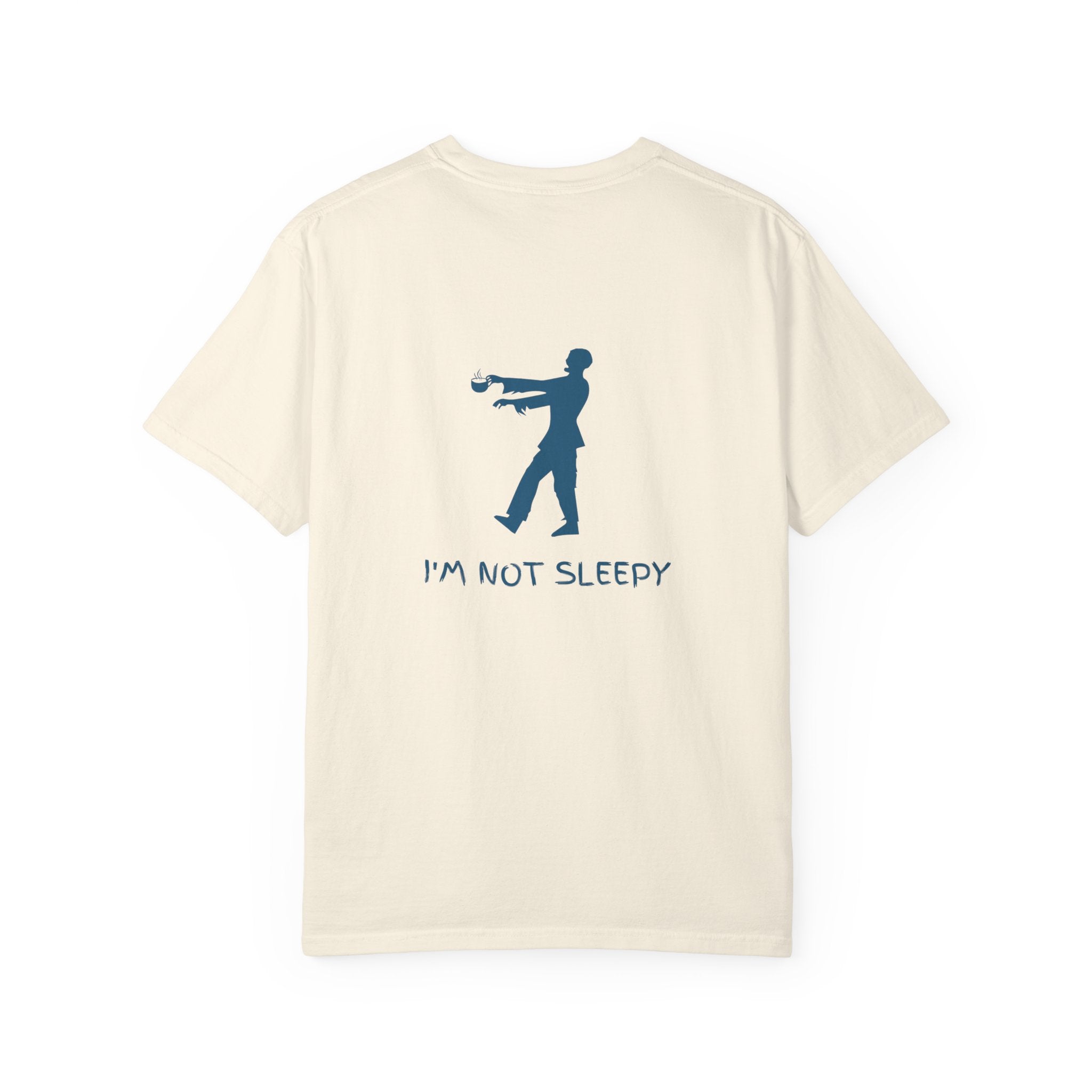 Zombie Silhouette T-Shirt — "I’m Not Sleepy" Funny Halloween Tee