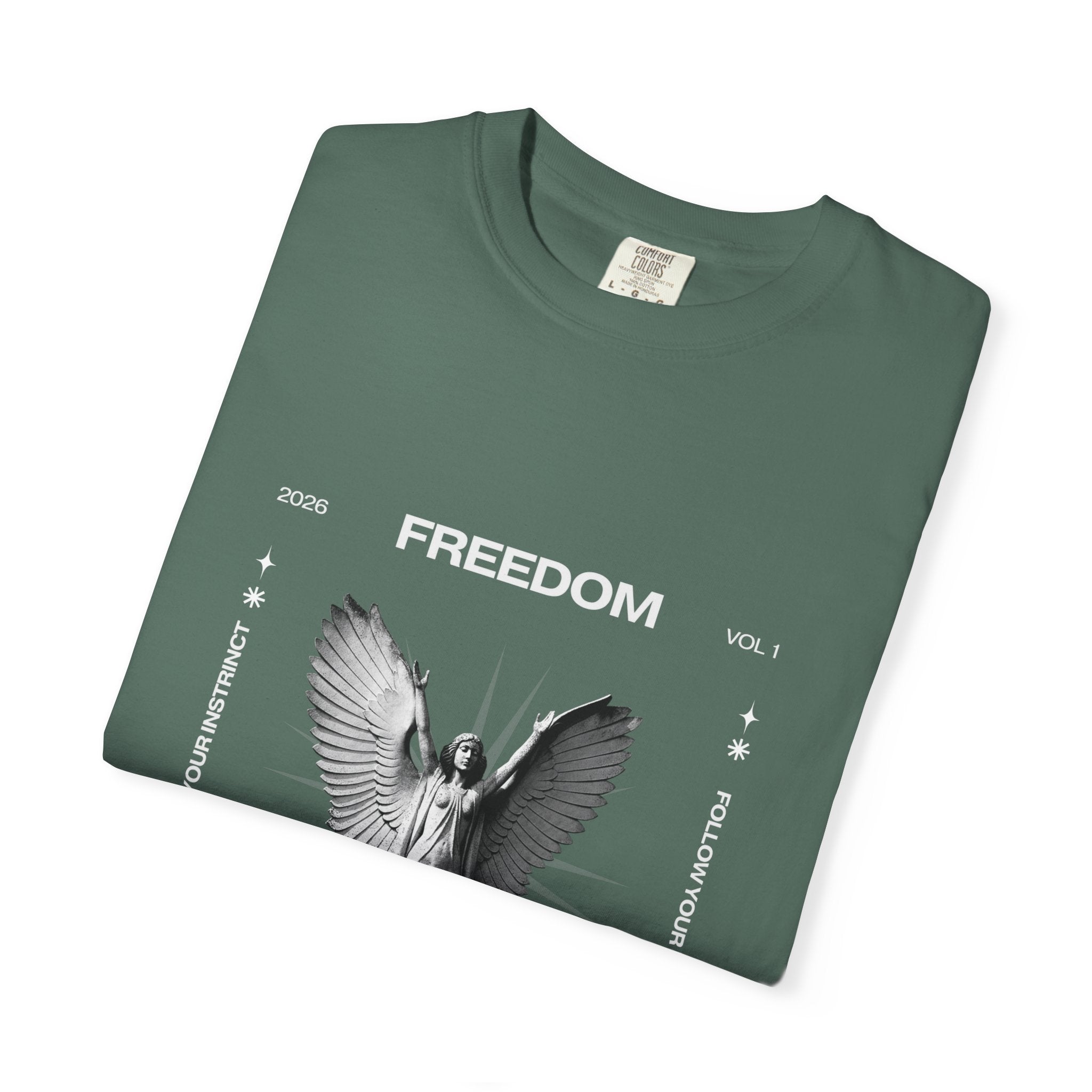Freedom Angel Graphic T‑Shirt