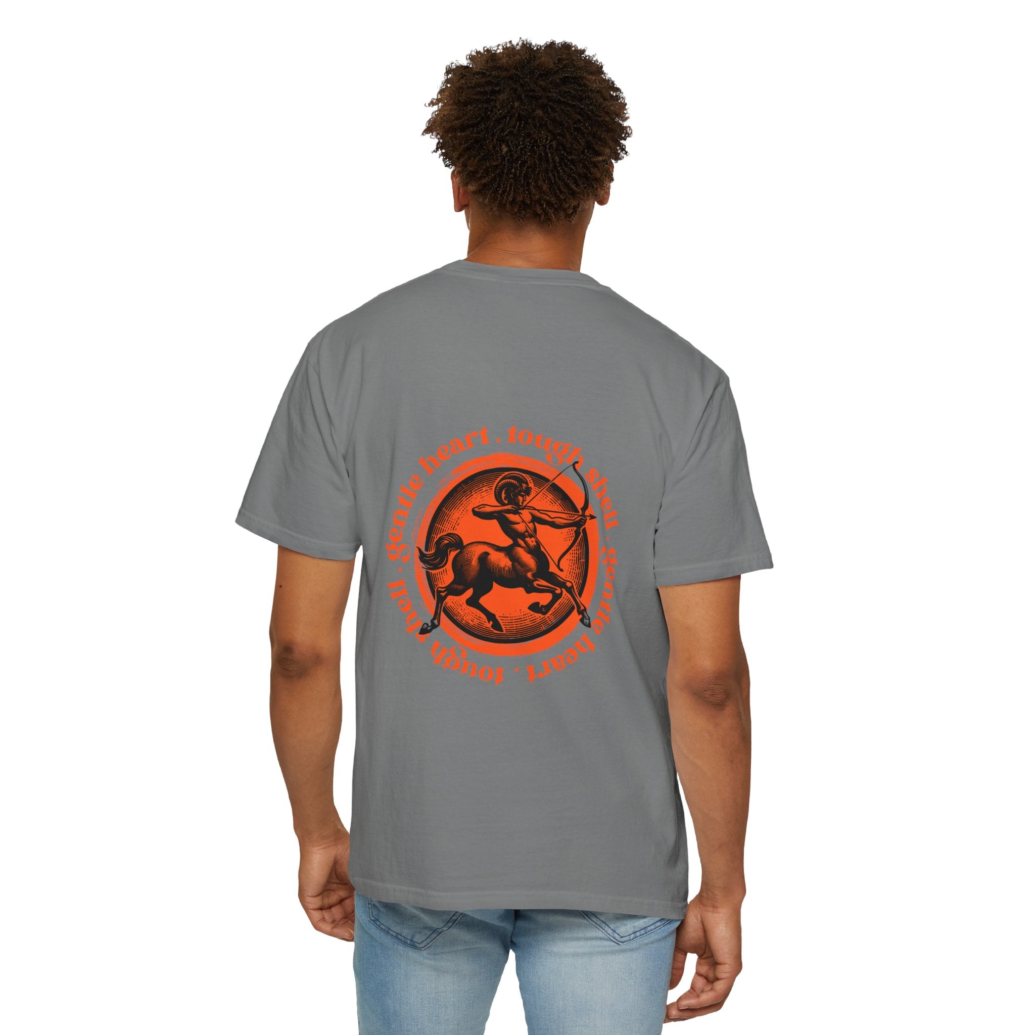 Aries Ram Graphic T-Shirt — "Gentle Heart, Tough Soul" Zodiac Tee
