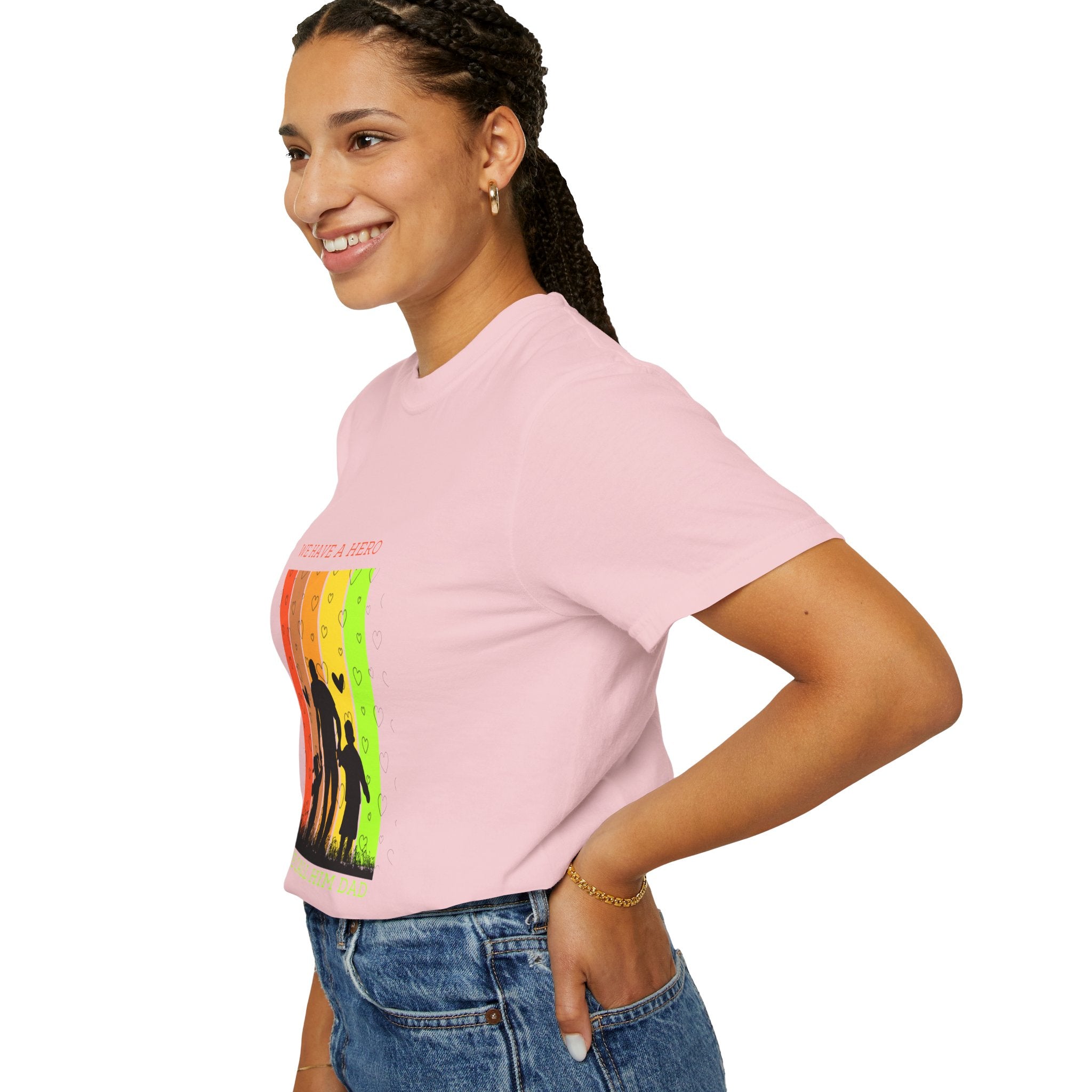 We Have a Hero Family Silhouette T-Shirt