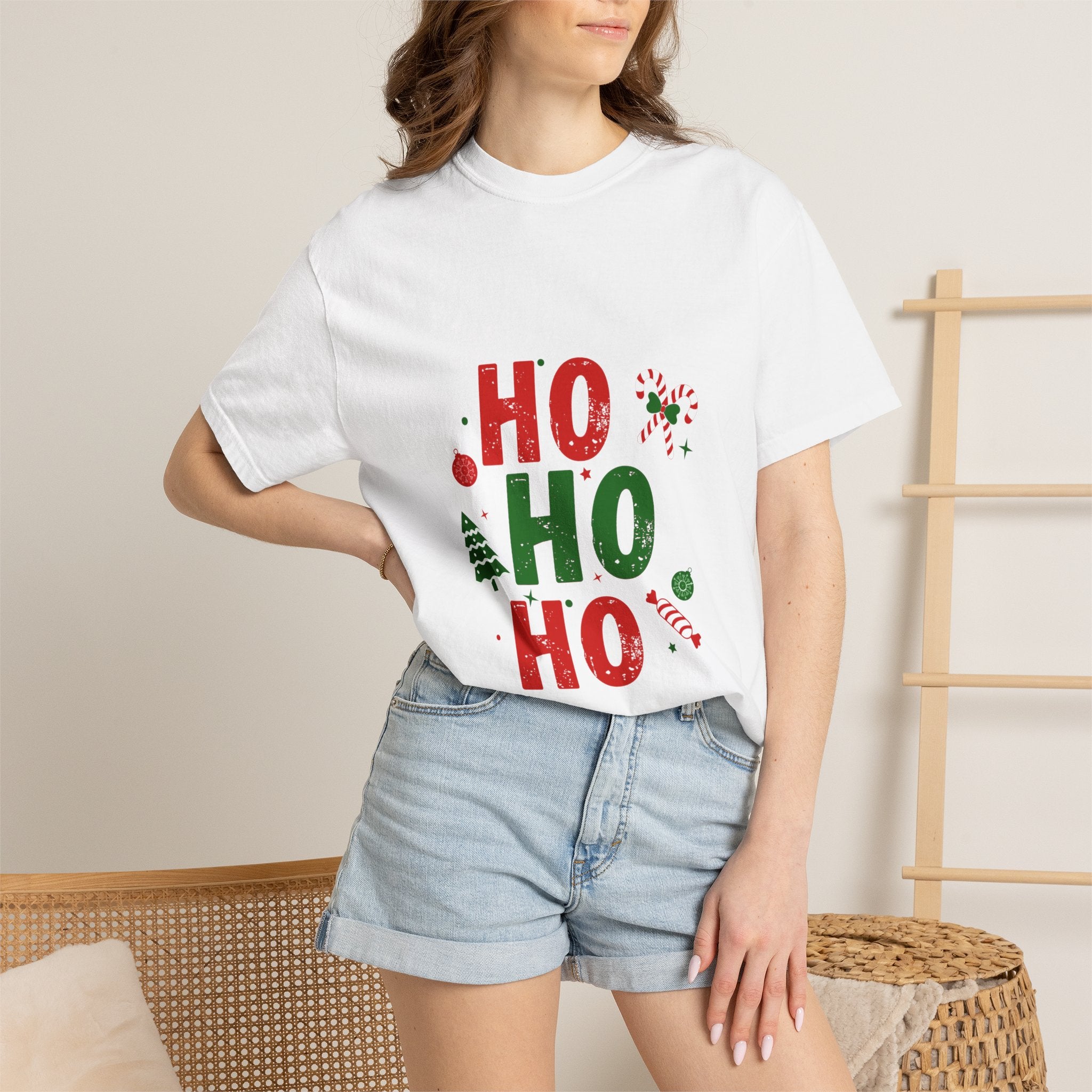 Ho Ho Ho Christmas T‑Shirt — Festive Holiday Graphic Tee