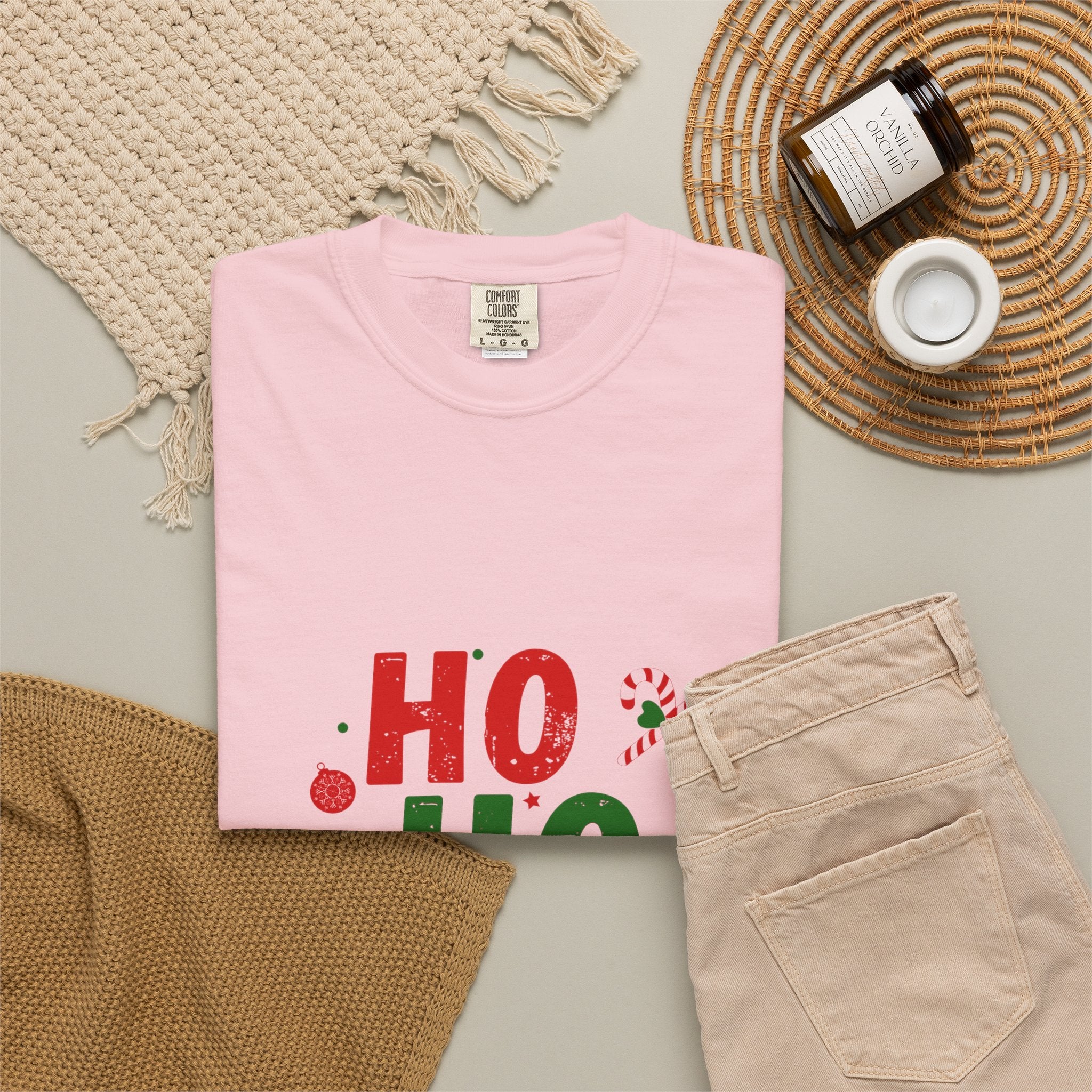 Ho Ho Ho Christmas T‑Shirt — Festive Holiday Graphic Tee