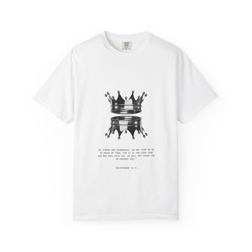 Crown Reflection T‑Shirt — Minimal Black Crown Graphic Tee