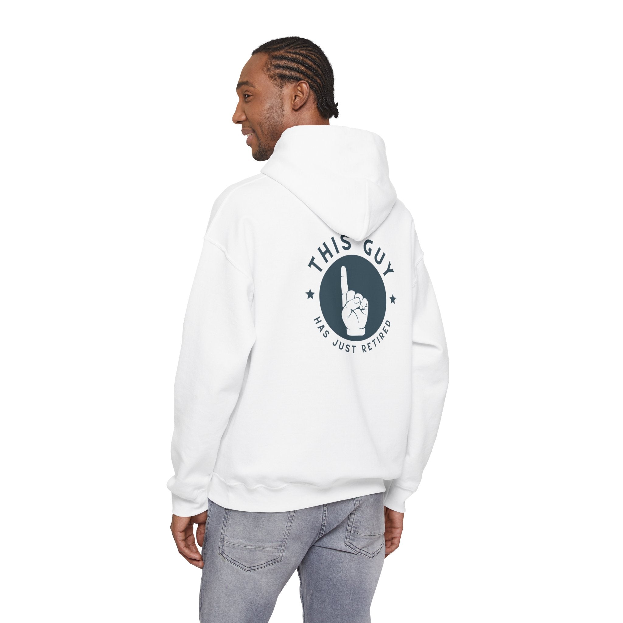 Retirement Hoodie - "This Guy Has Just Retired" Pullover