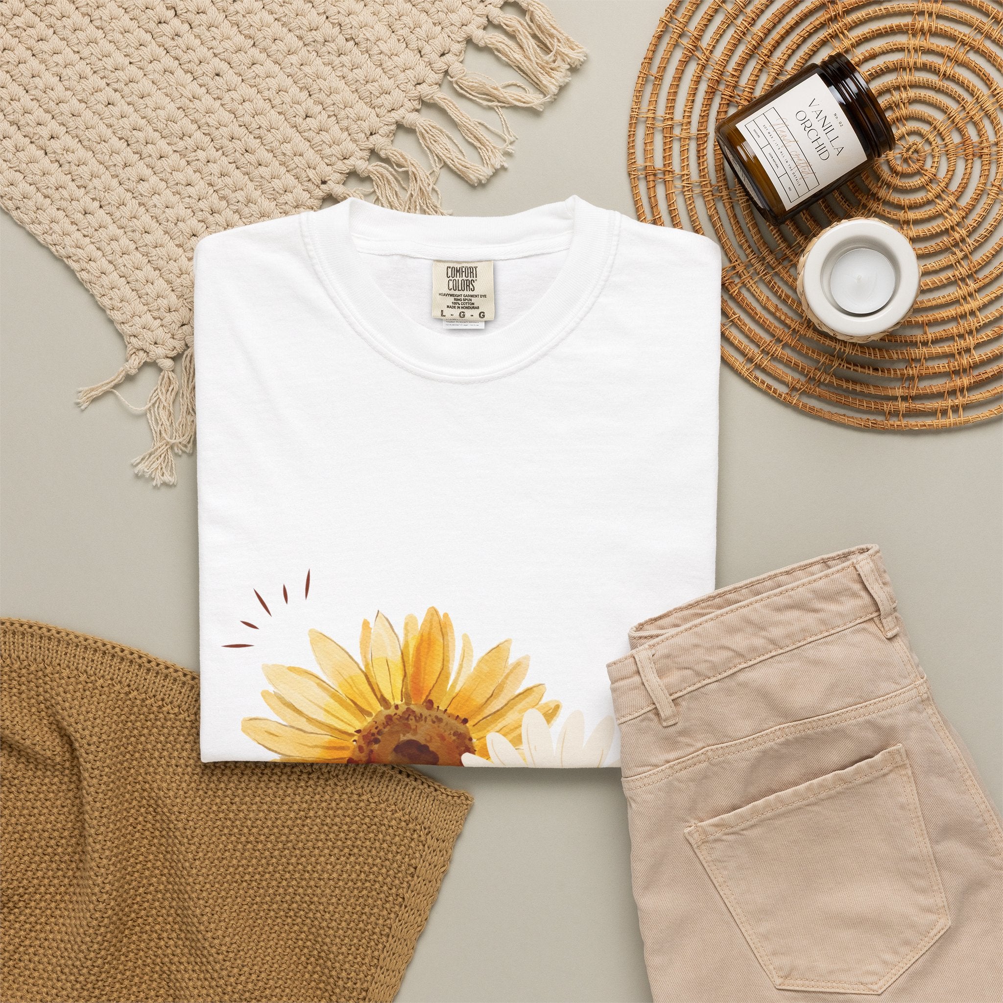 Sunflower "Be Happy" T-Shirt