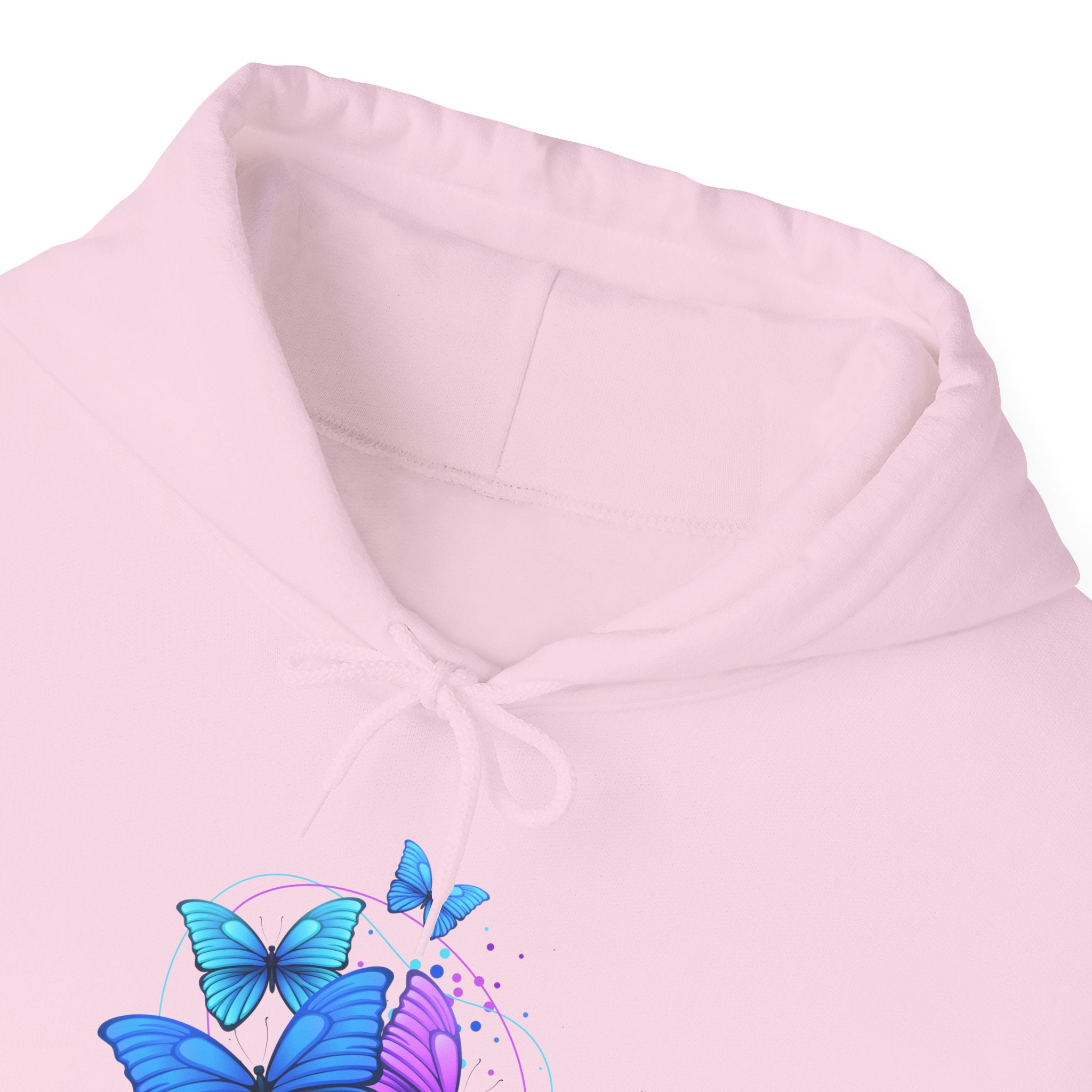 Butterfly Cluster Hoodie – Blue & Purple Butterfly Graphic Sweatshirt
