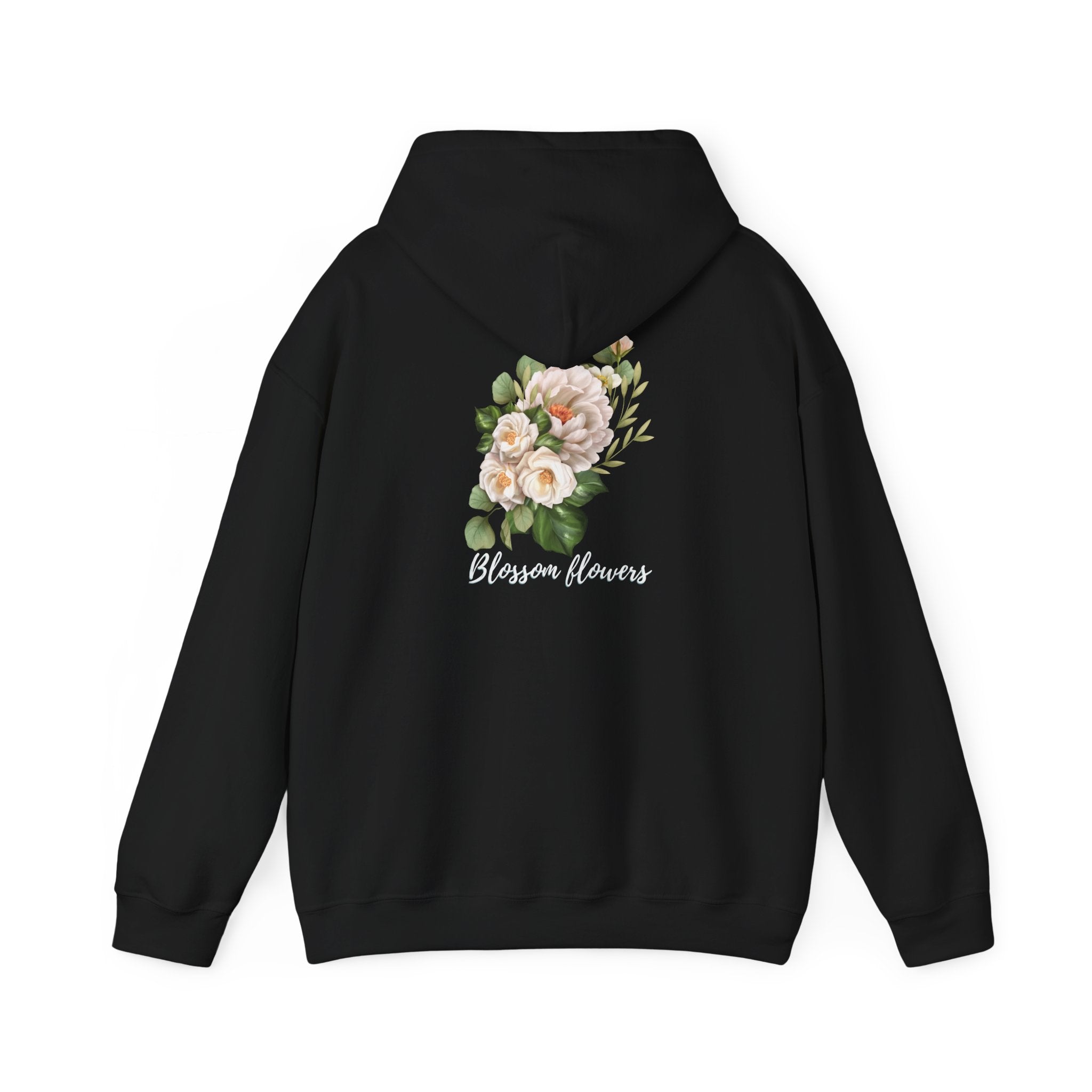 Floral 'Blossom Flowers' Hoodie – Soft Vintage Rose Graphic