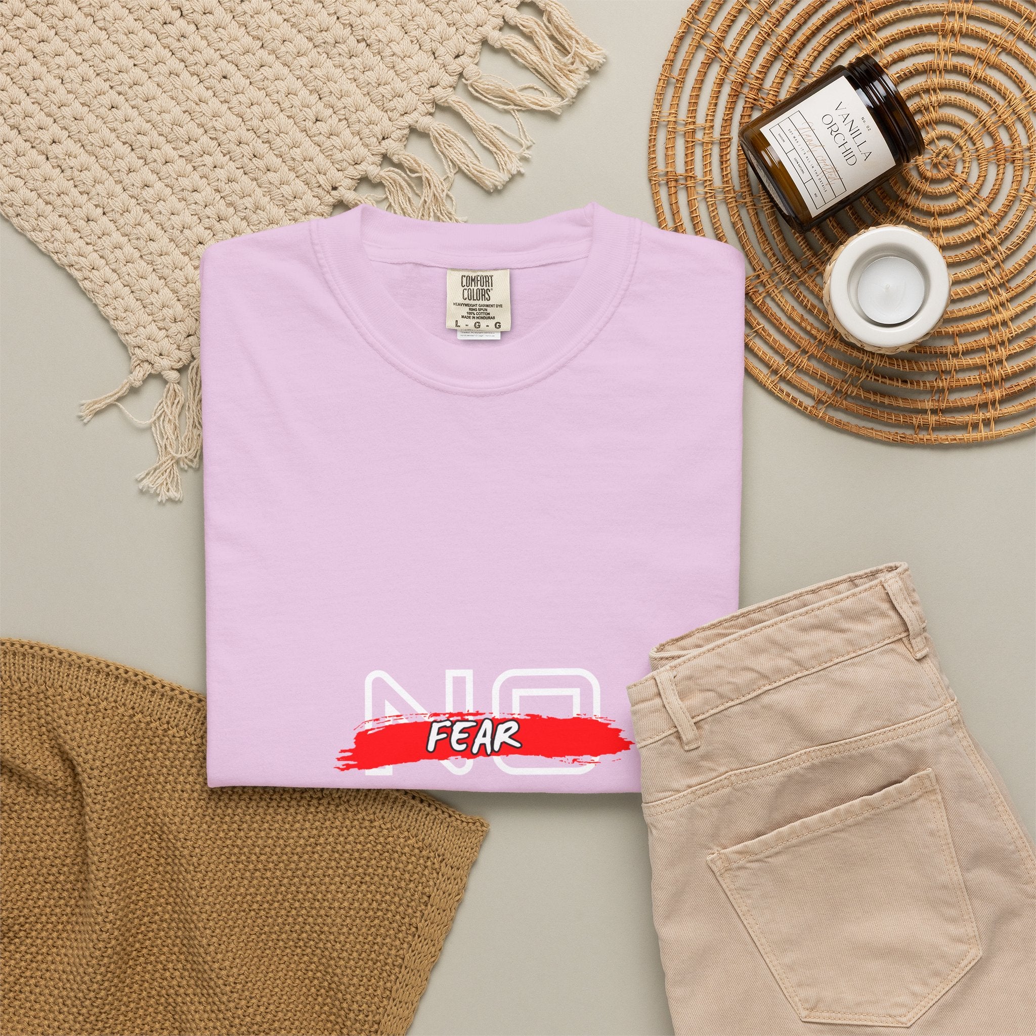 T-Shirt — "No Fear, No Limits, No Excuses" Motivational Graphic Tee