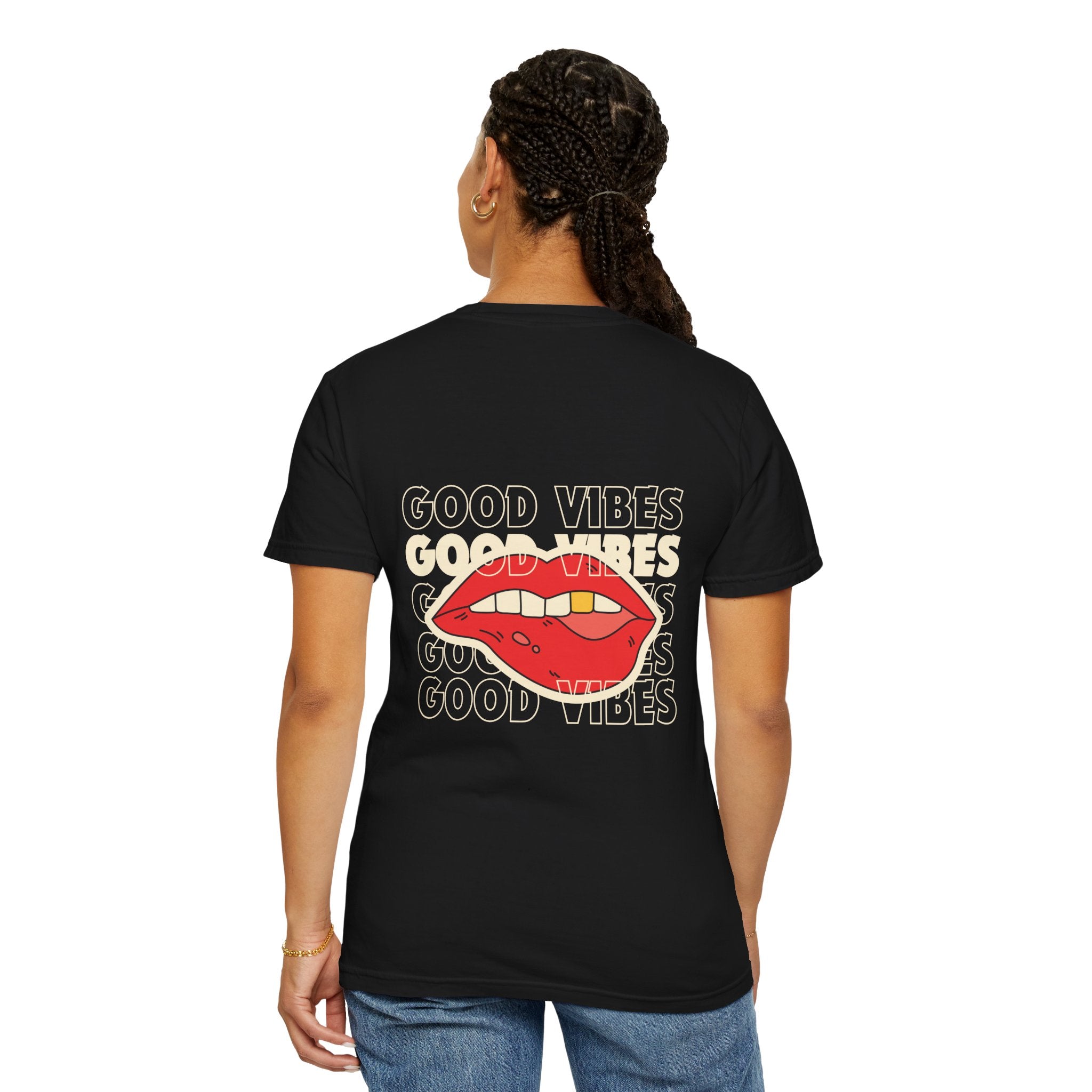 Good Vibes Lip Graphic T-Shirt