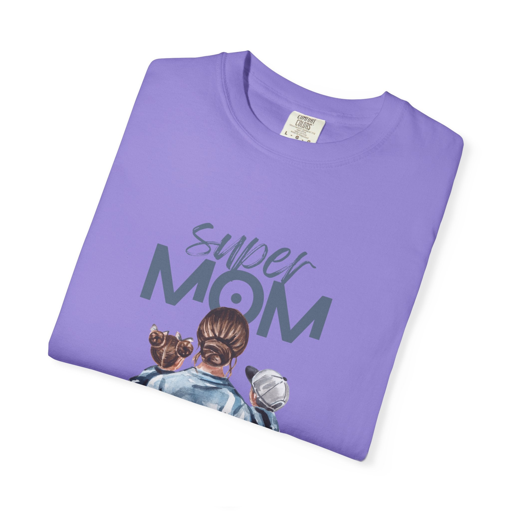 Super Mom T-Shirt — Mom with Kids Graphic Tee | Mother's Day Gift