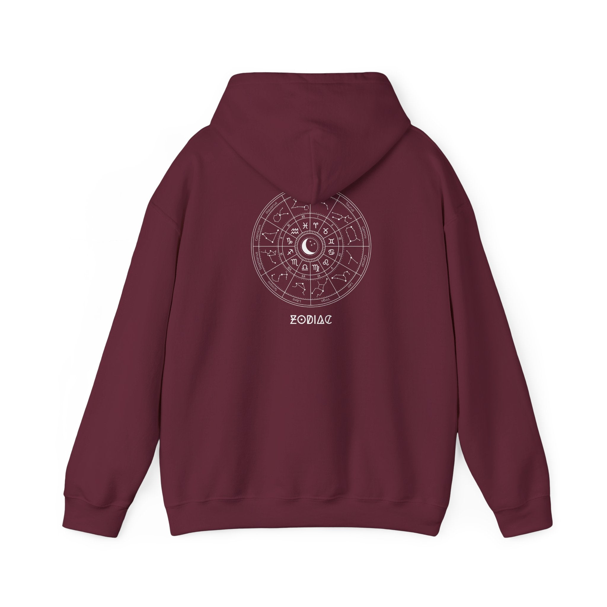 Zodiac Constellation Hoodie - Moon & Star Astrology Graphic Sweatshirt