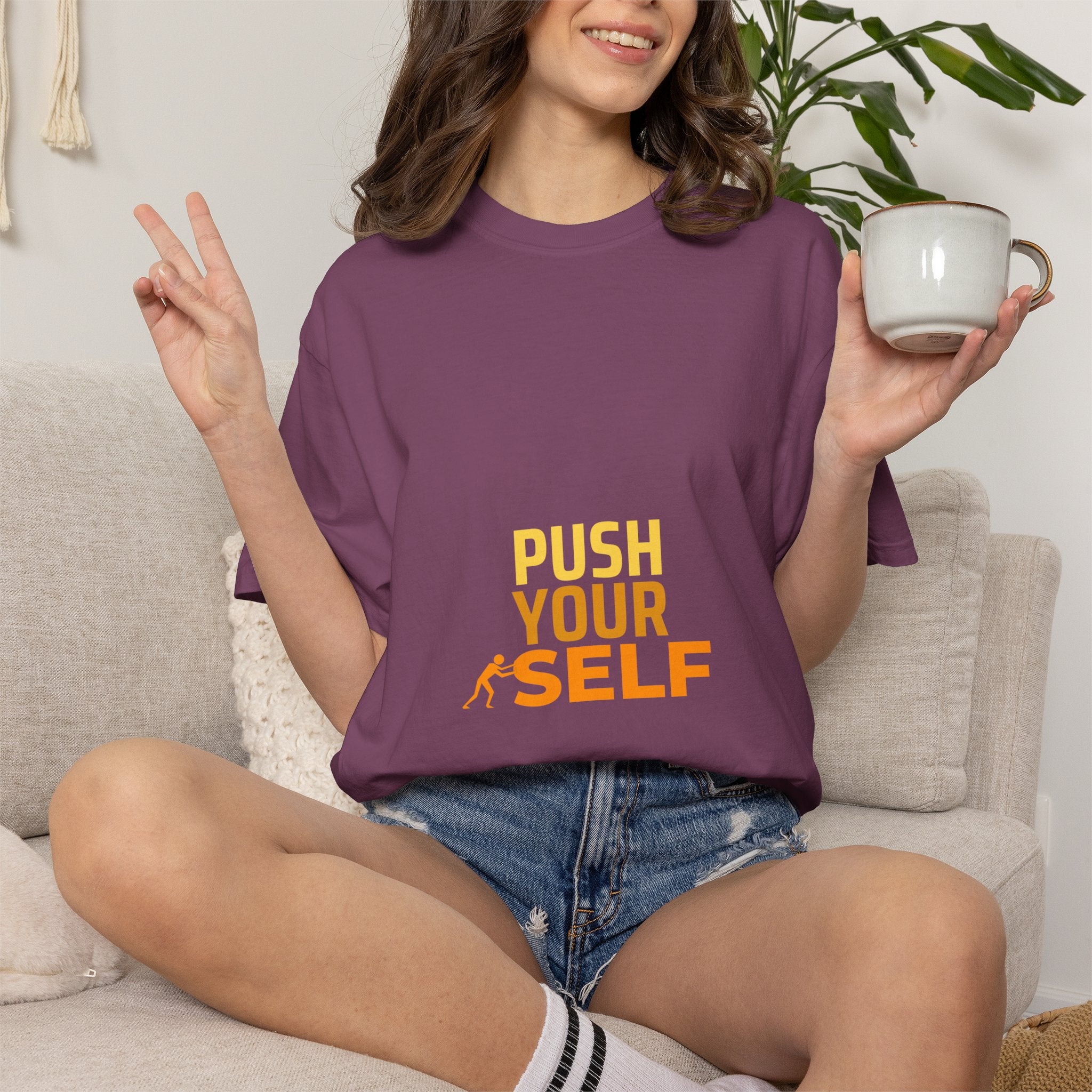 Push Yourself Motivational T-Shirt
