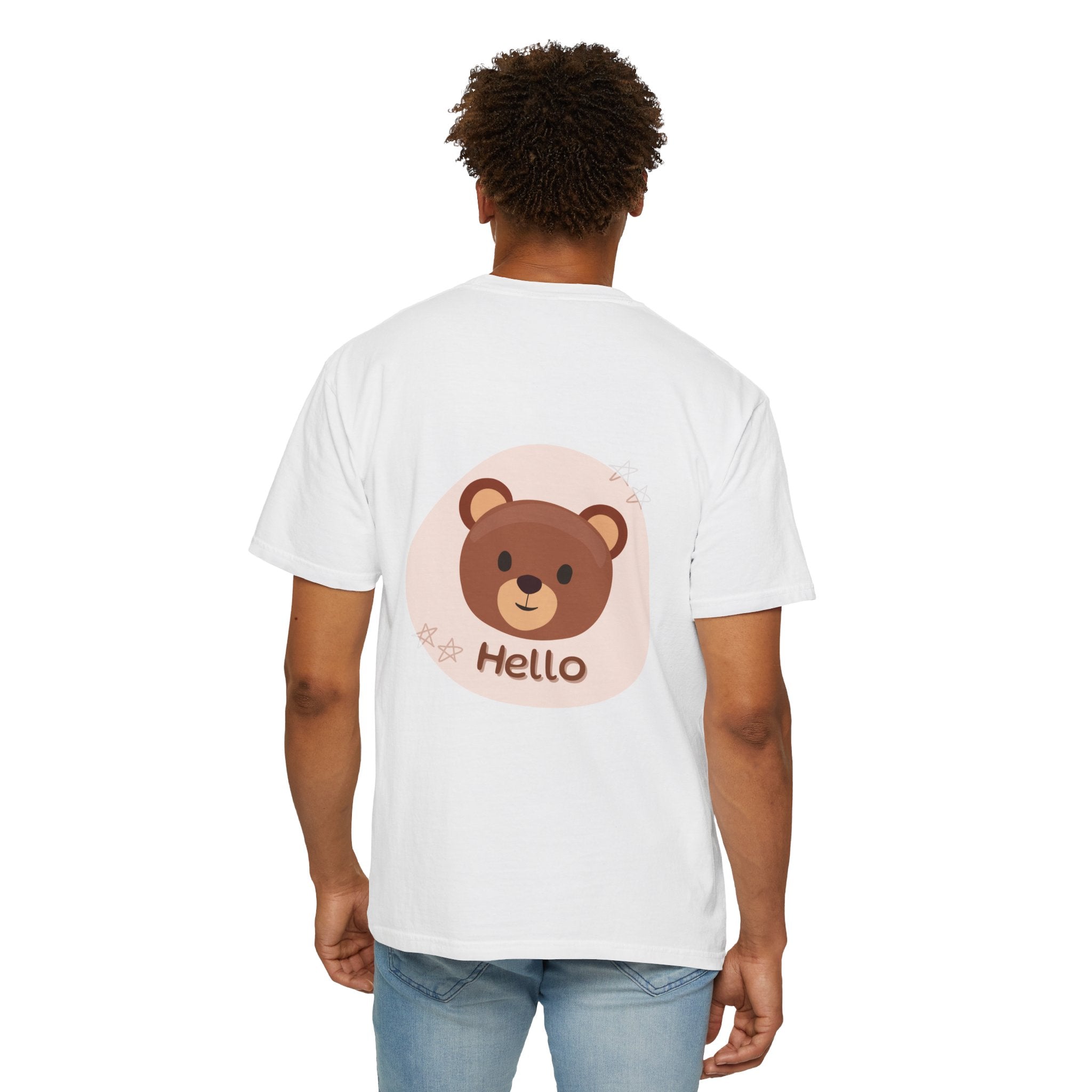 Hello Bear T-Shirt — Cute Cartoon Teddy Graphic Tee