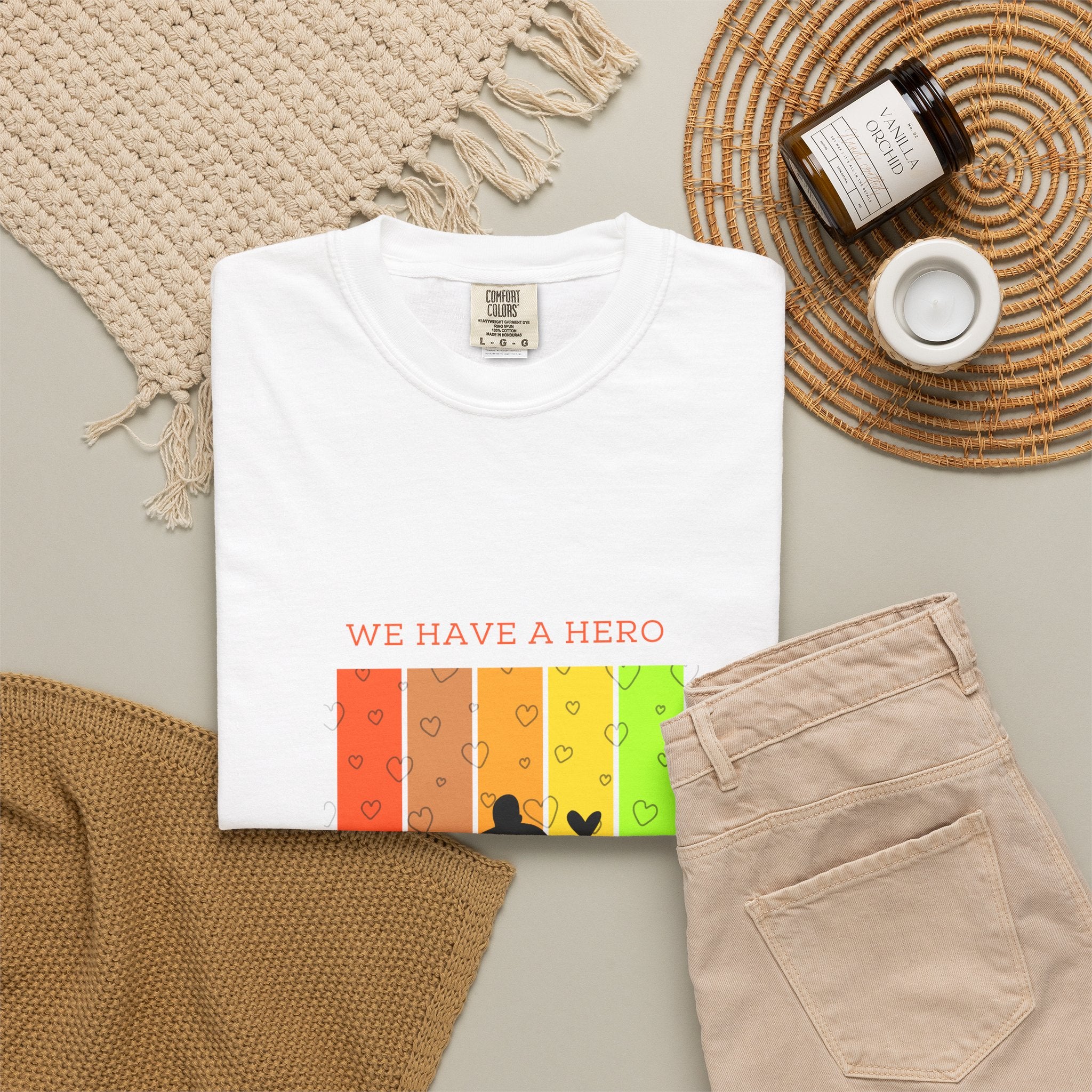 We Have a Hero Family Silhouette T-Shirt
