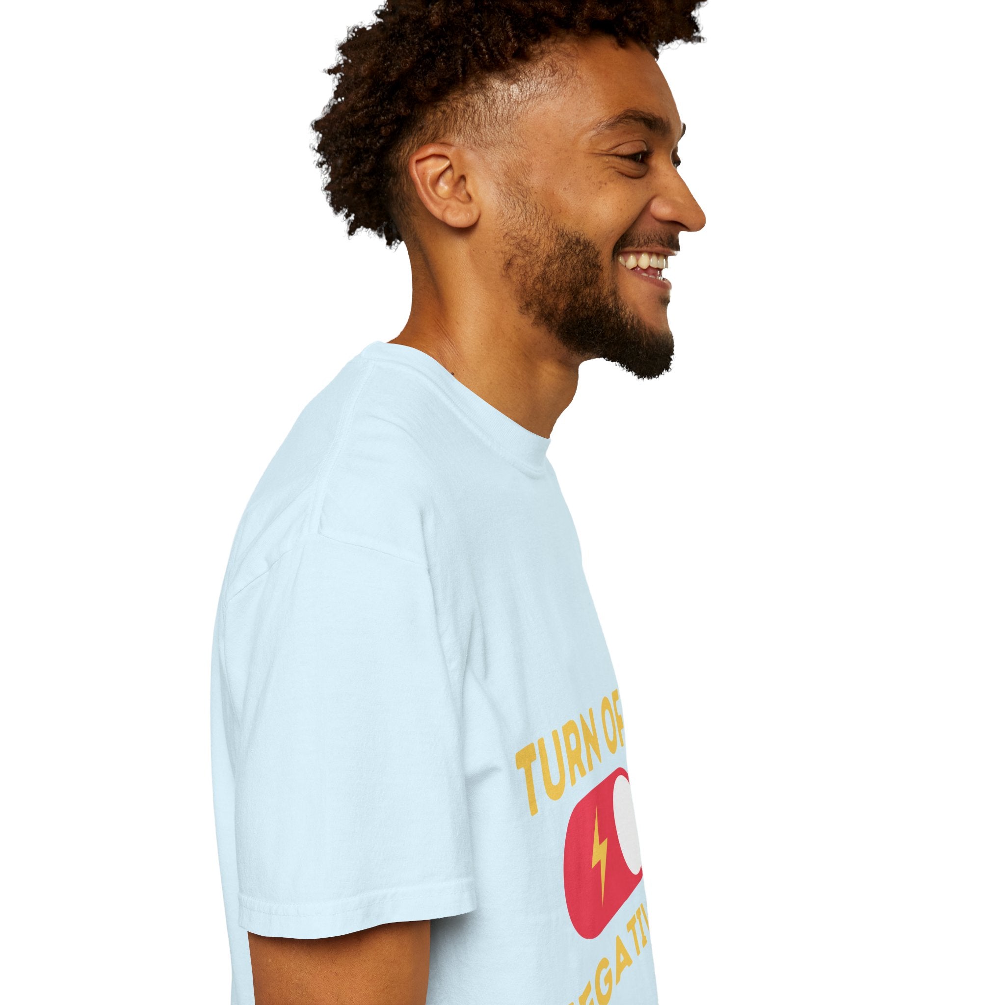 Turn Off Negativity T-Shirt — Positive Vibes Graphic Tee