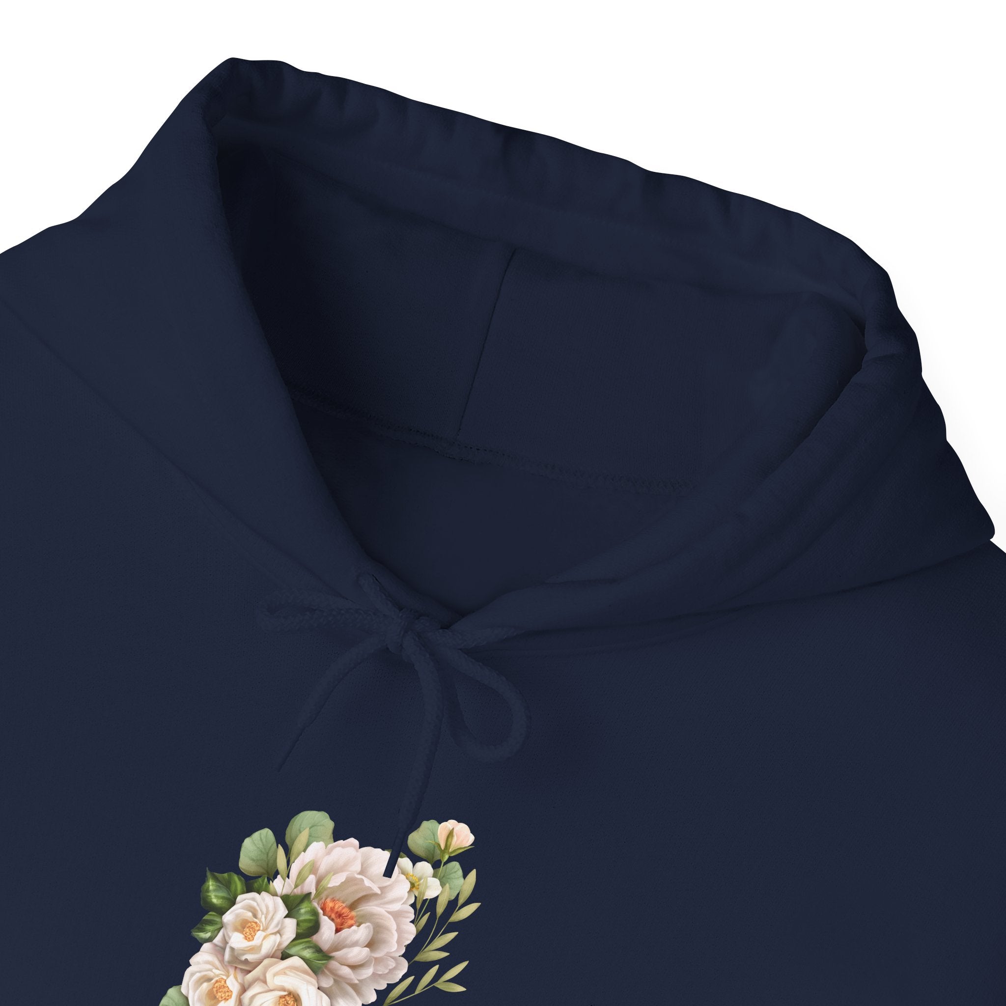 Floral 'Blossom Flowers' Hoodie – Soft Vintage Rose Graphic