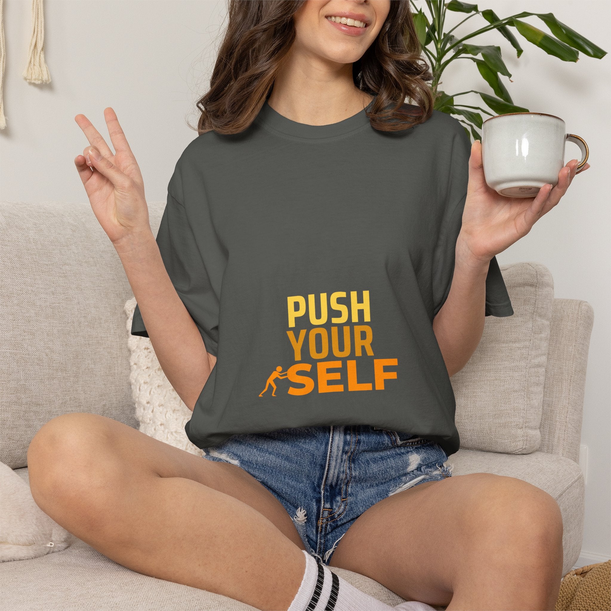 Push Yourself Motivational T-Shirt