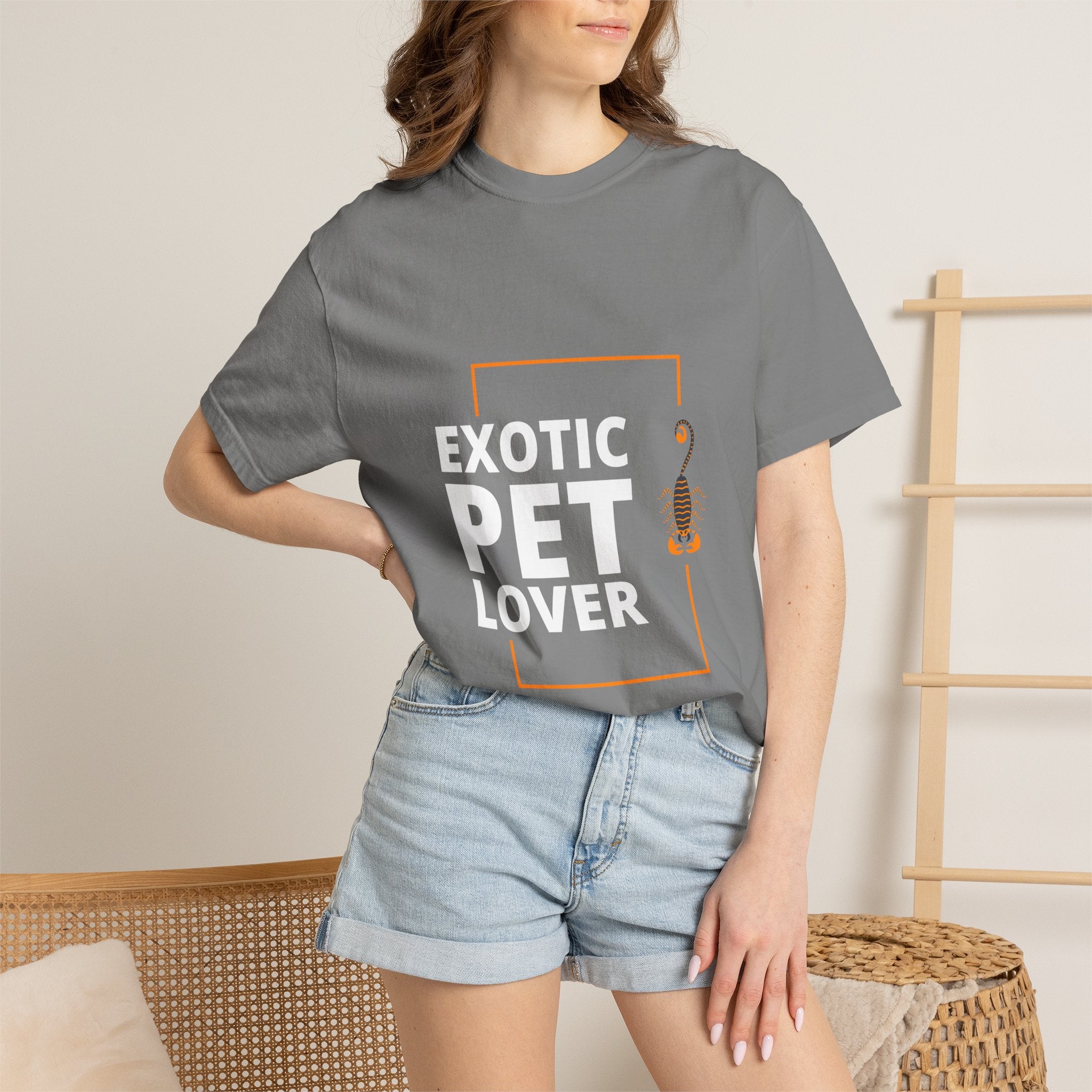Exotic Pet Lover T-Shirt — Scorpion Graphic Tee for Reptile & Arachnid Enthusiasts