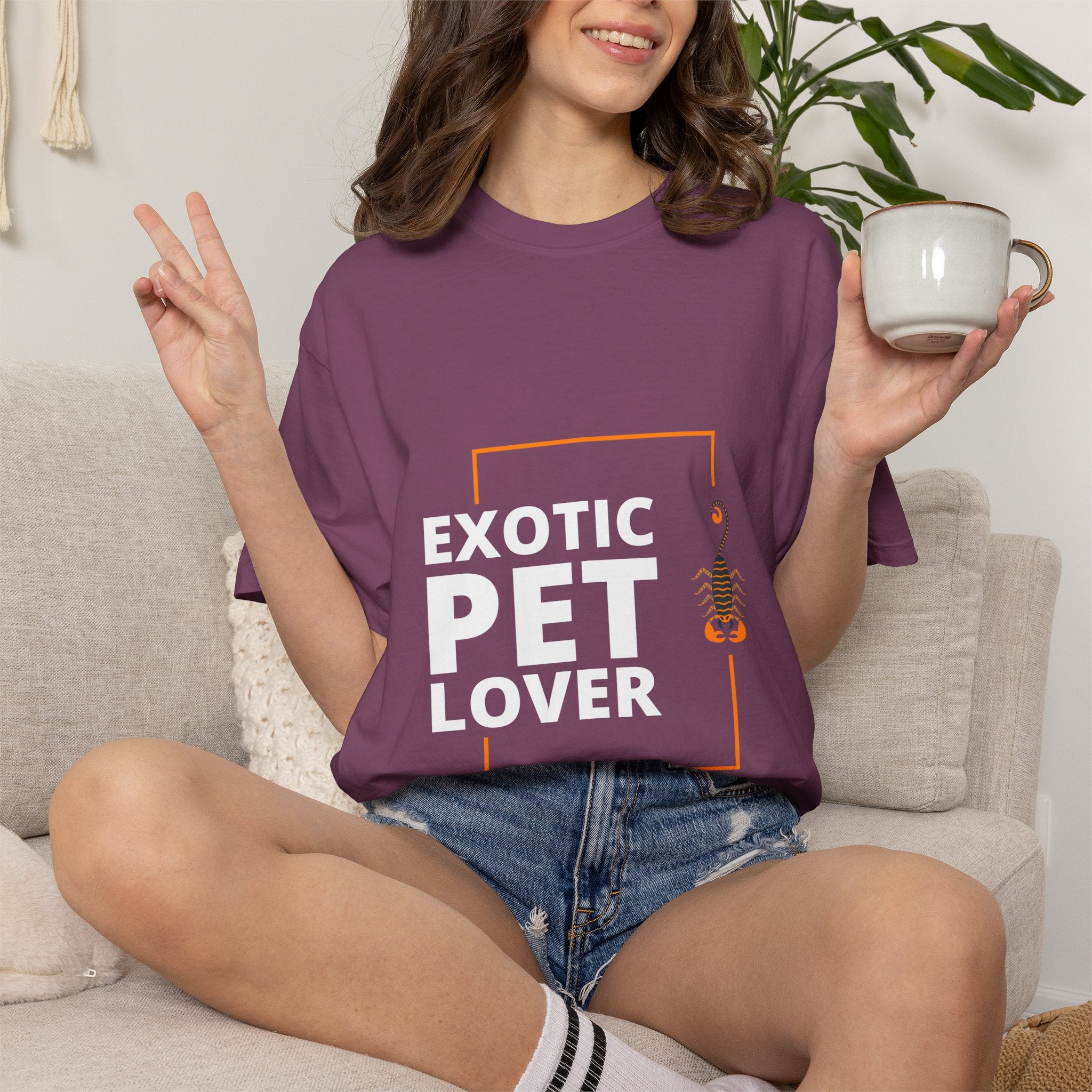 Exotic Pet Lover T-Shirt — Scorpion Graphic Tee for Reptile & Arachnid Enthusiasts