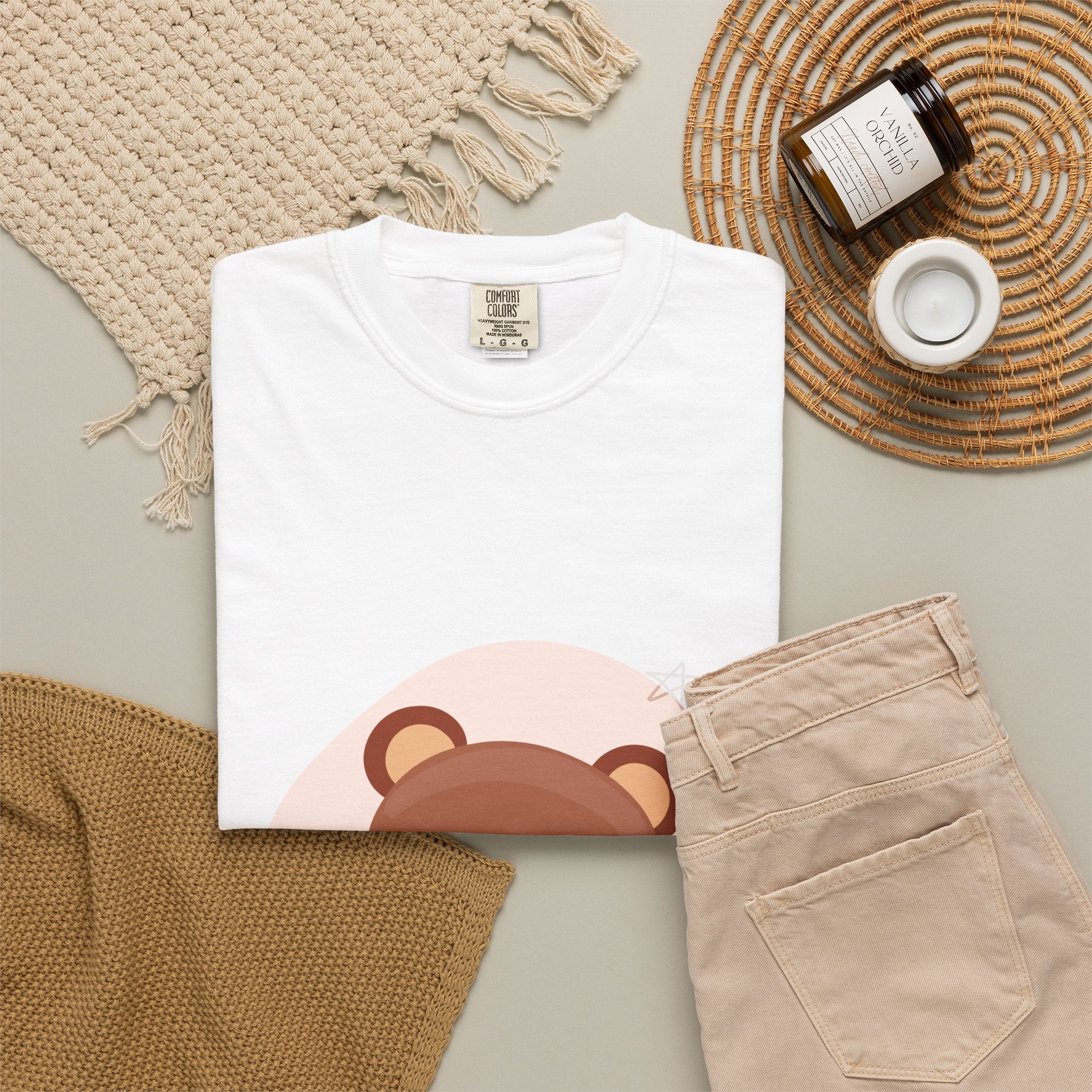Hello Bear T-Shirt — Cute Cartoon Teddy Graphic Tee