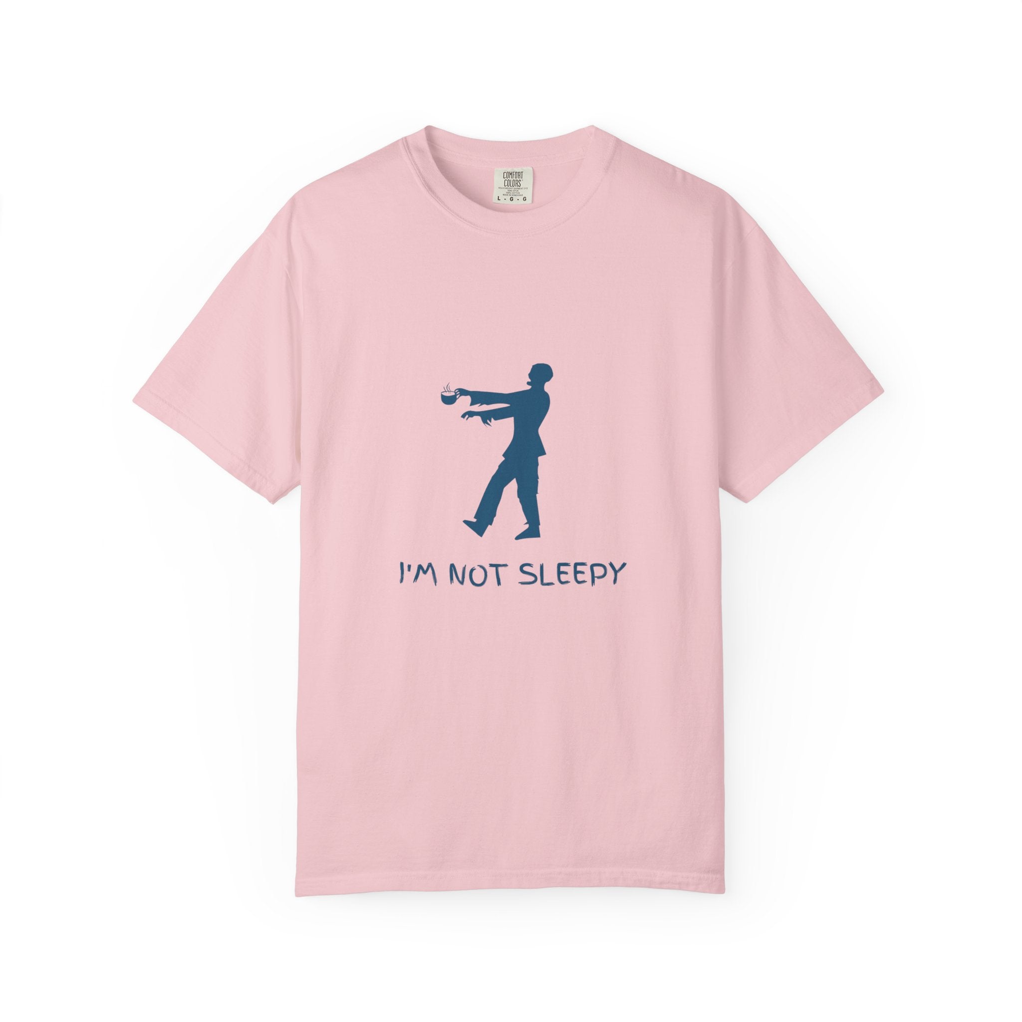 Zombie Silhouette T-Shirt — "I’m Not Sleepy" Funny Halloween Tee