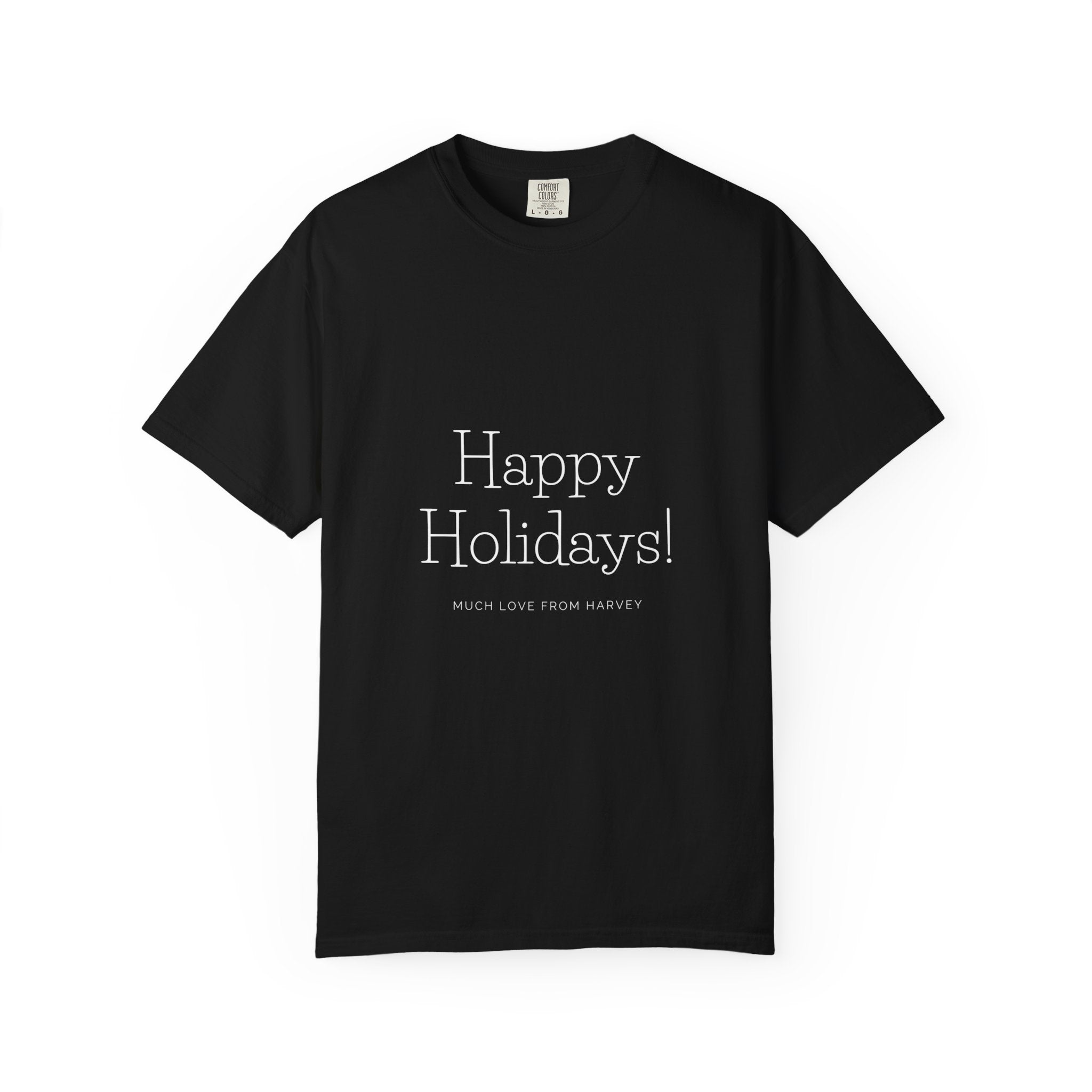Happy Holidays! T-Shirt — Minimal Holiday Tee