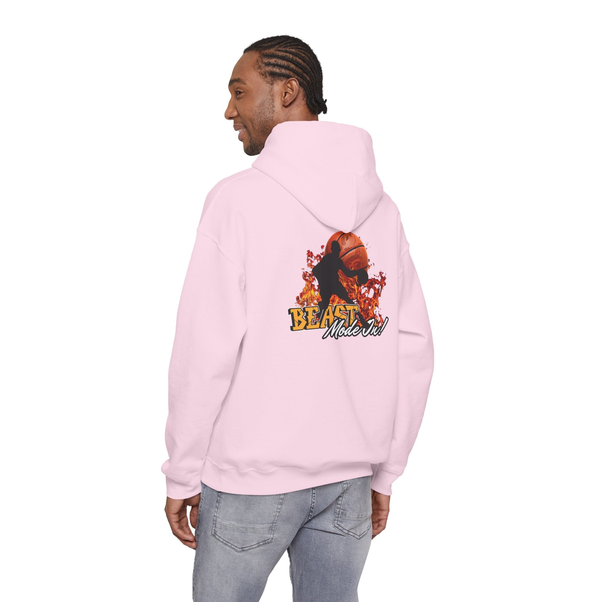 Basketball Beast Mode Hoodie — "Beast Mode On" Graphic Pullover