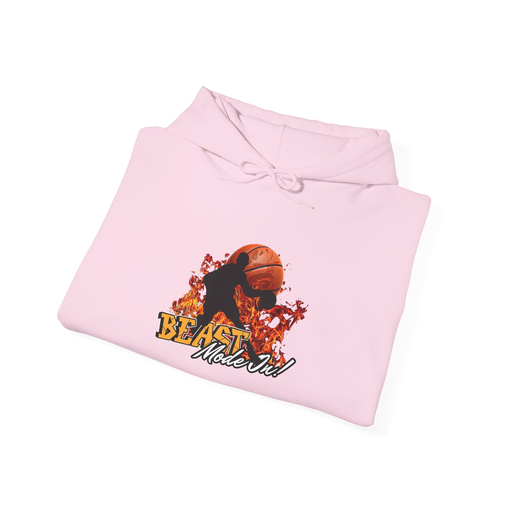 Basketball Beast Mode Hoodie — "Beast Mode On" Graphic Pullover