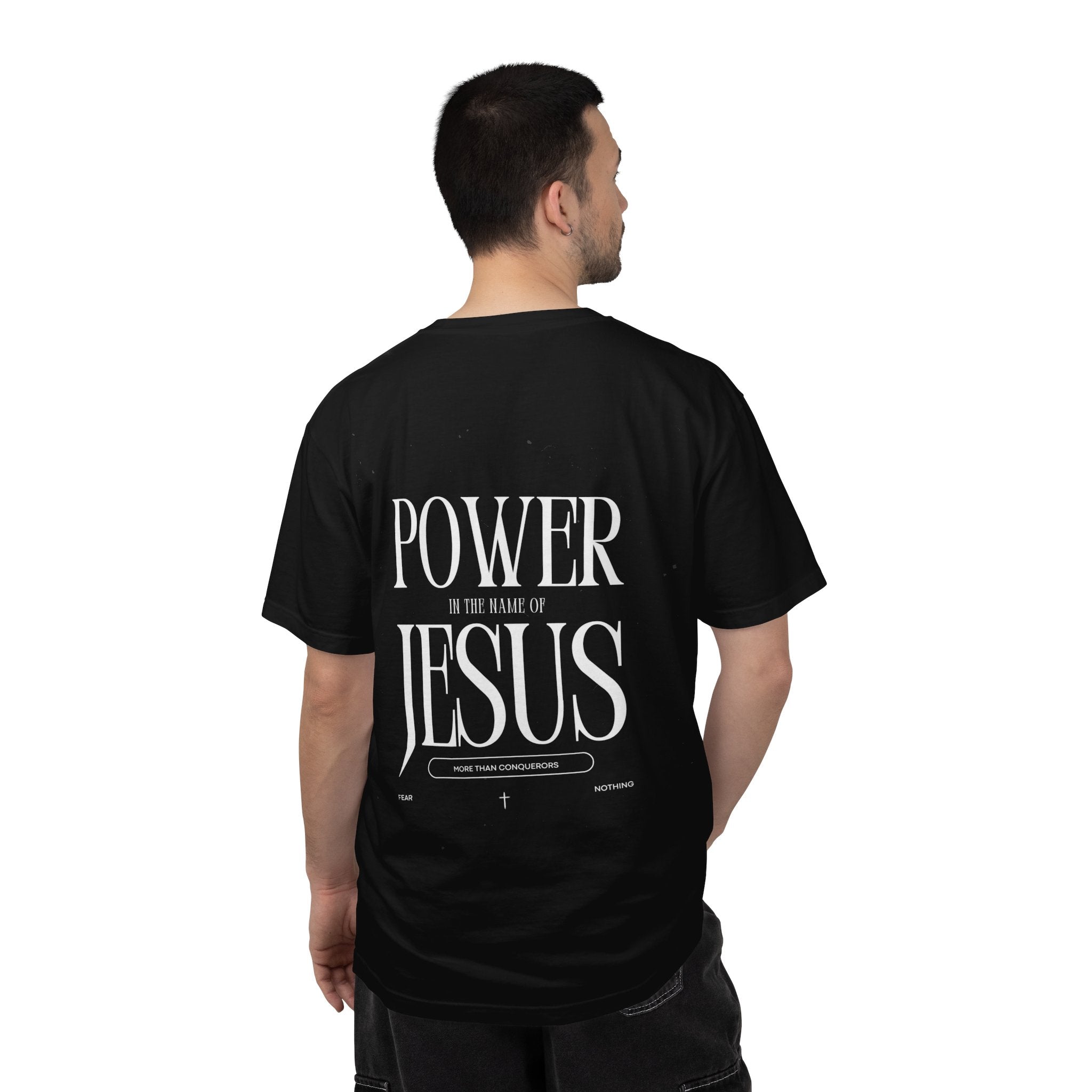 T-Shirt — "Power in the Name of Jesus" Graphic Tee