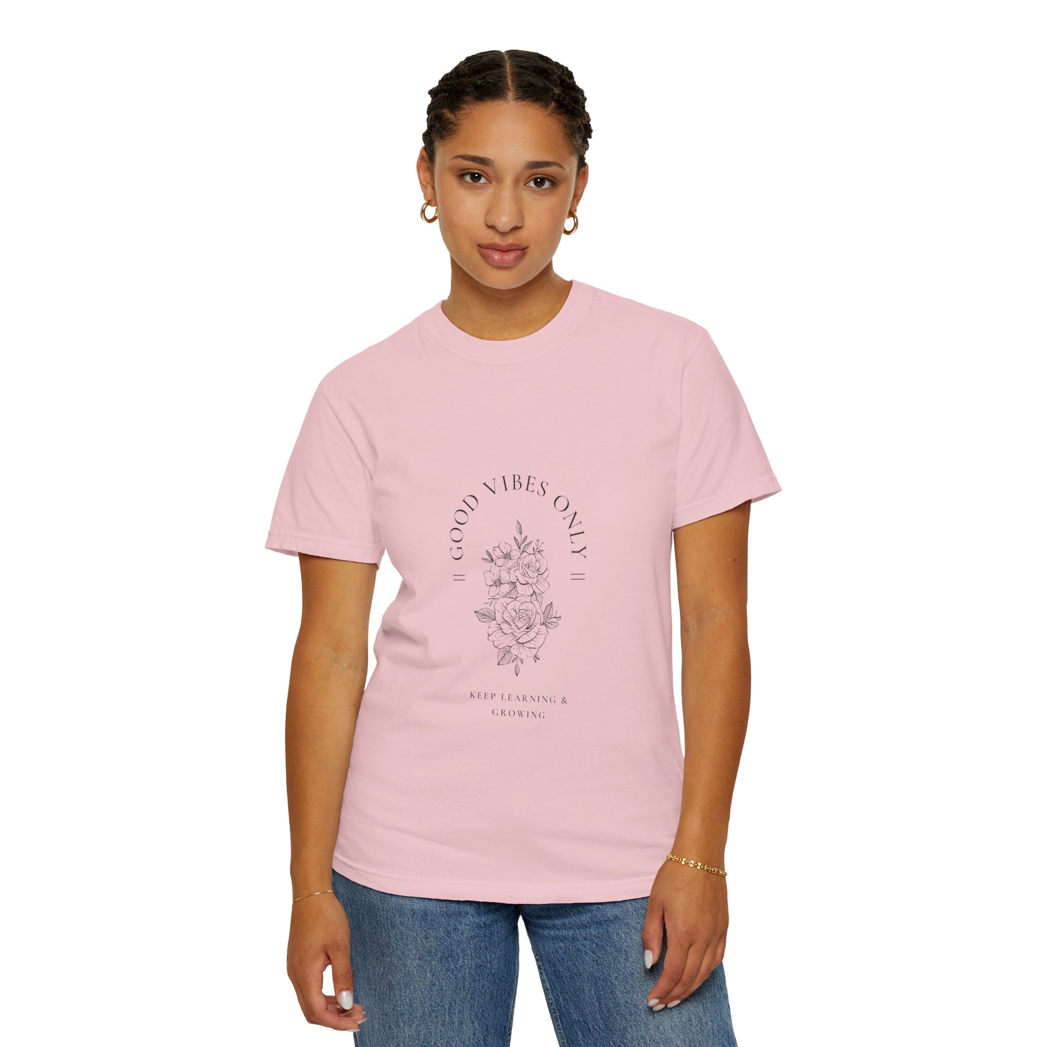 Good Vibes Only Floral T-Shirt