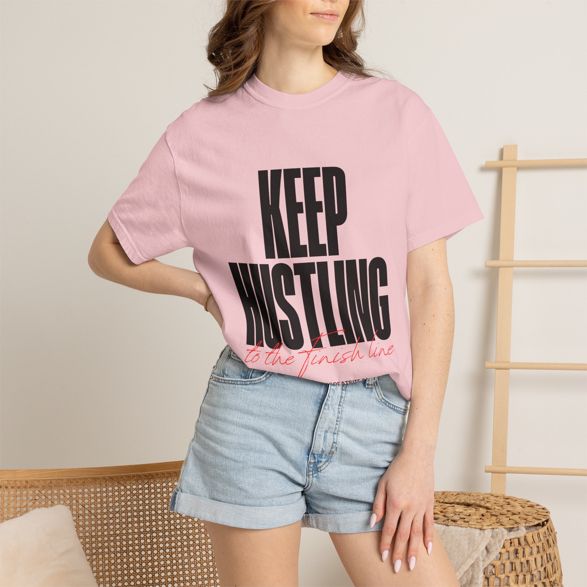 Keep Hustling T-Shirt — Motivational Graphic Tee