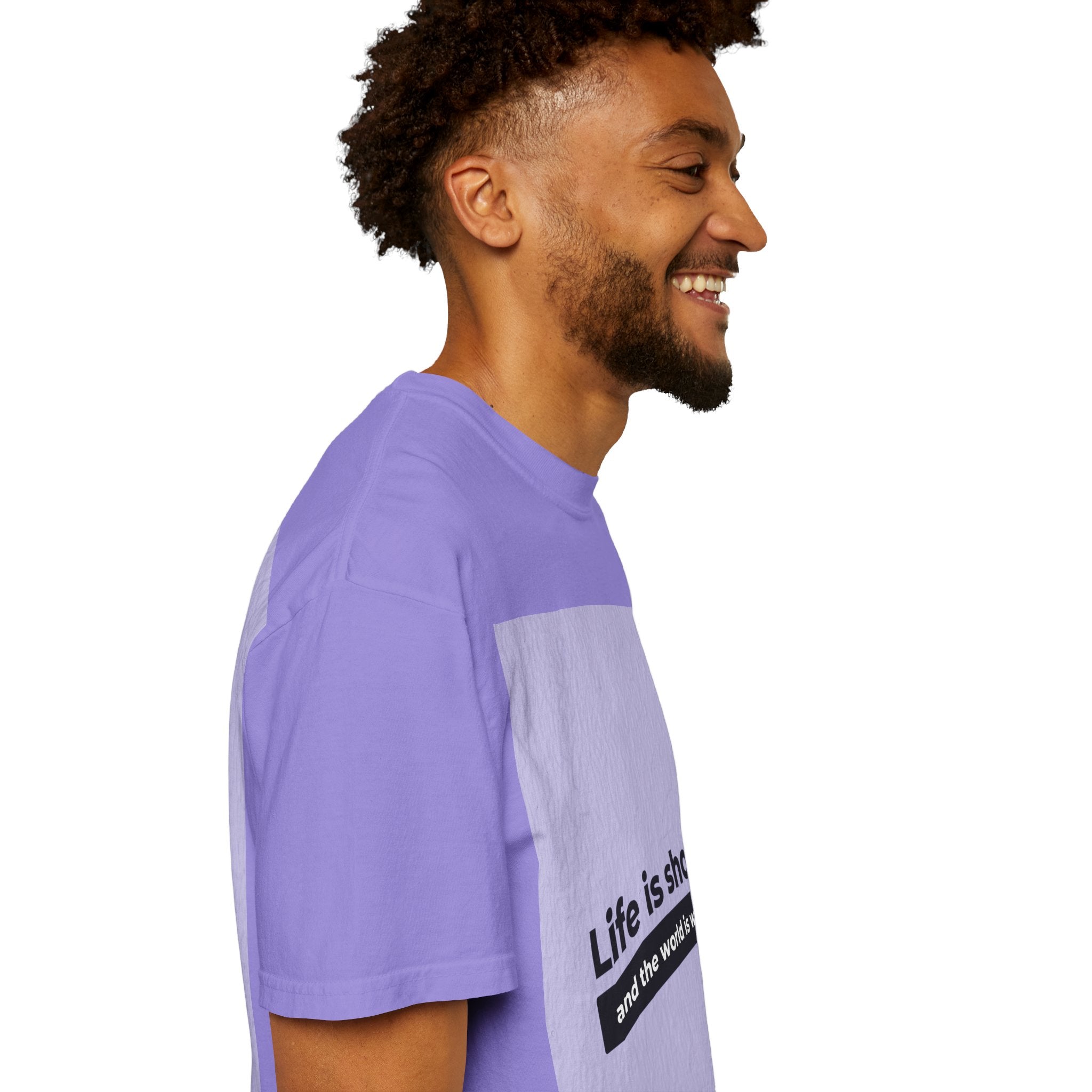Life Is Short Travel T‑Shirt — "Life is short and the world is wide" Adventure Tee