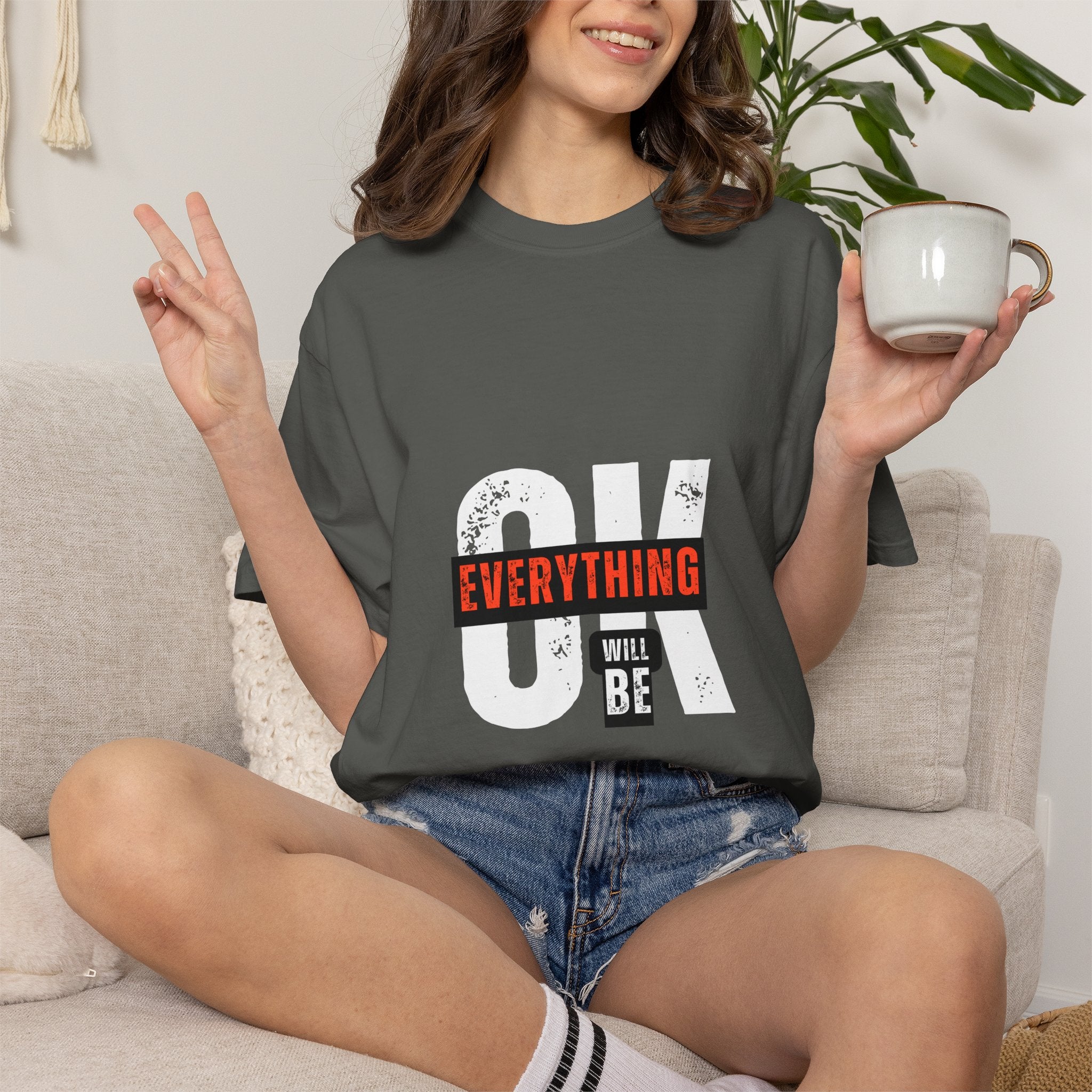 OK Everything Will Be OK T-Shirt — Reassuring Graphic Tee