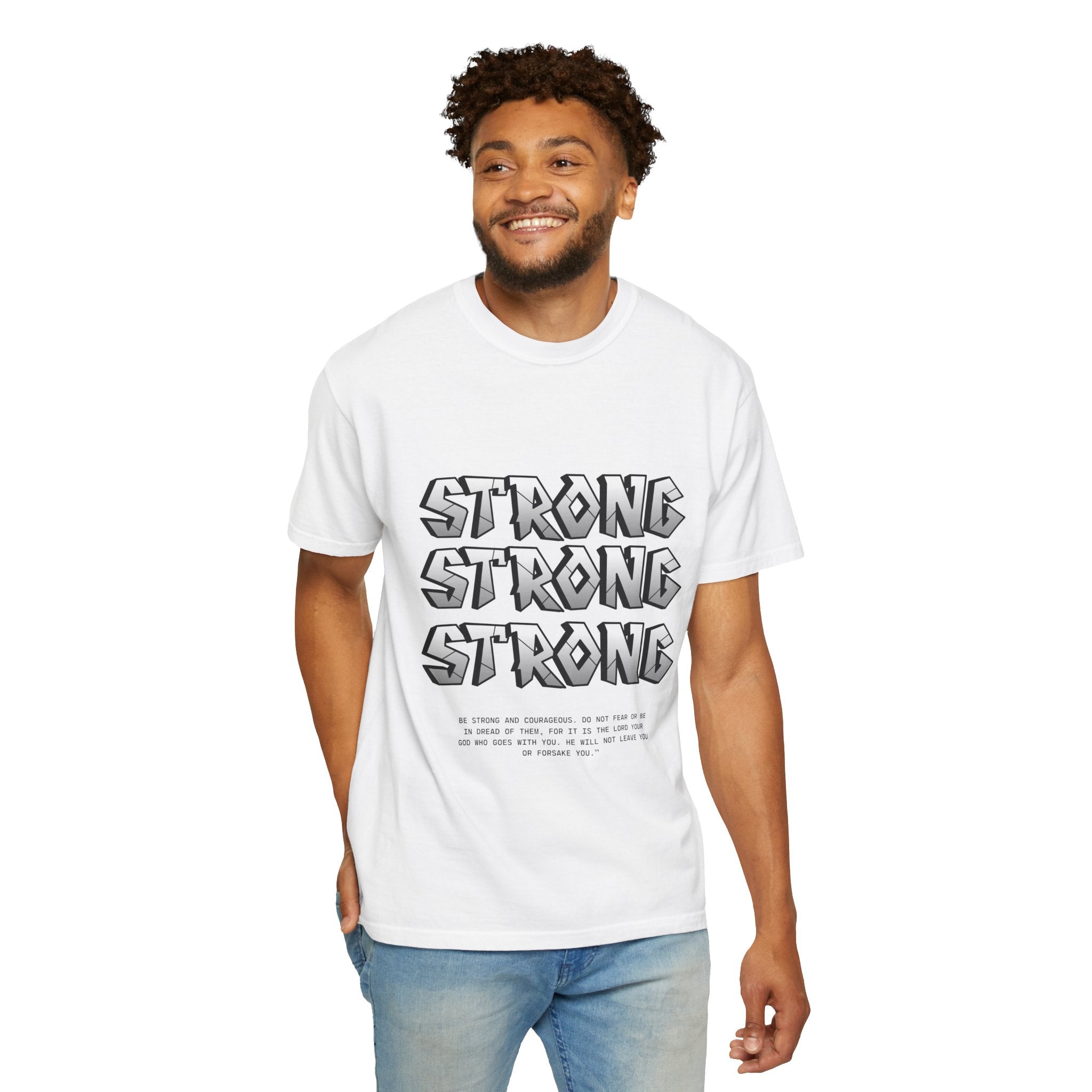 Strong Triple Stack T-Shirt — Bold Graphic Strength Tee
