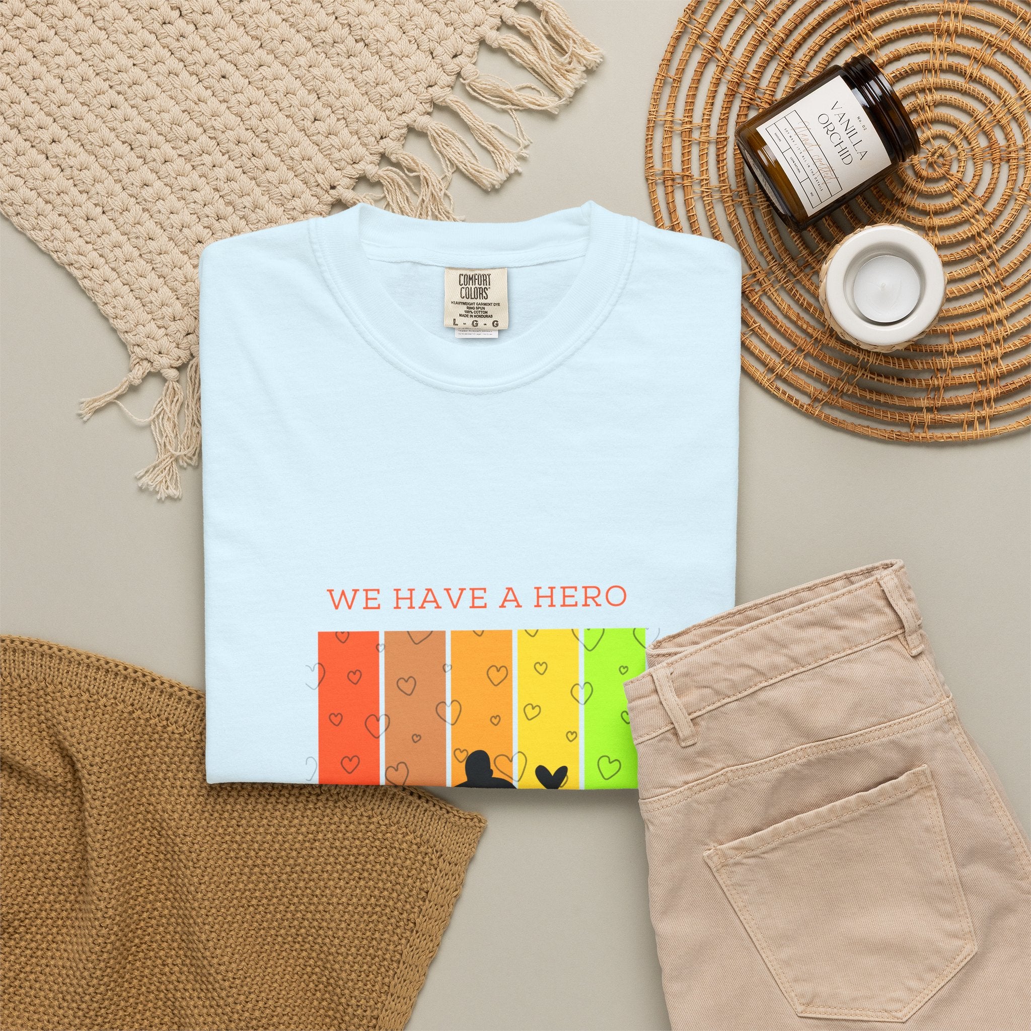 We Have a Hero Family Silhouette T-Shirt