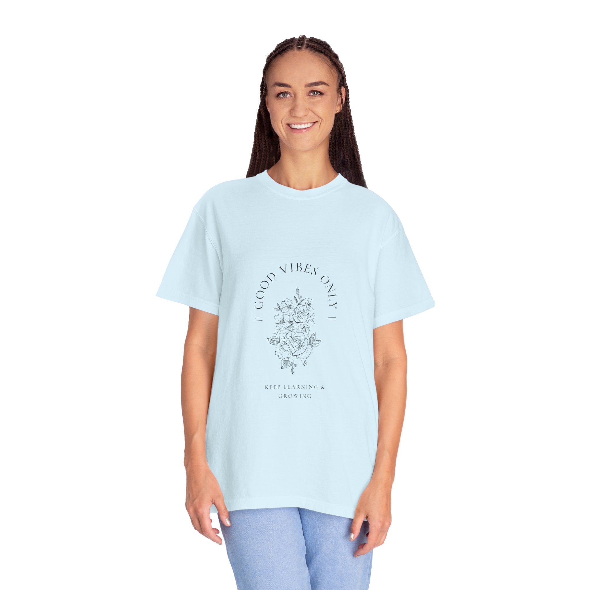 Good Vibes Only Floral T-Shirt