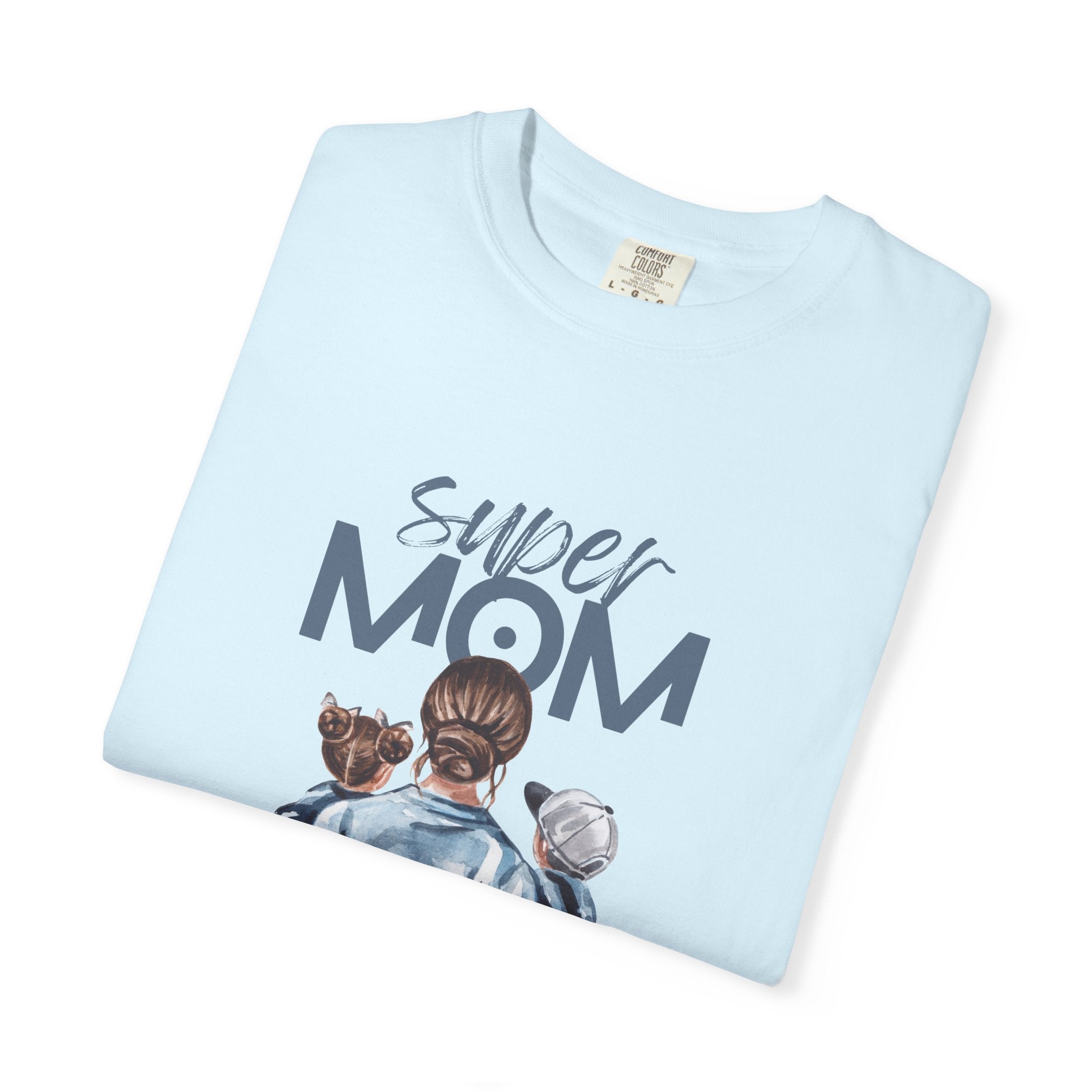 Super Mom T-Shirt — Mom with Kids Graphic Tee | Mother's Day Gift